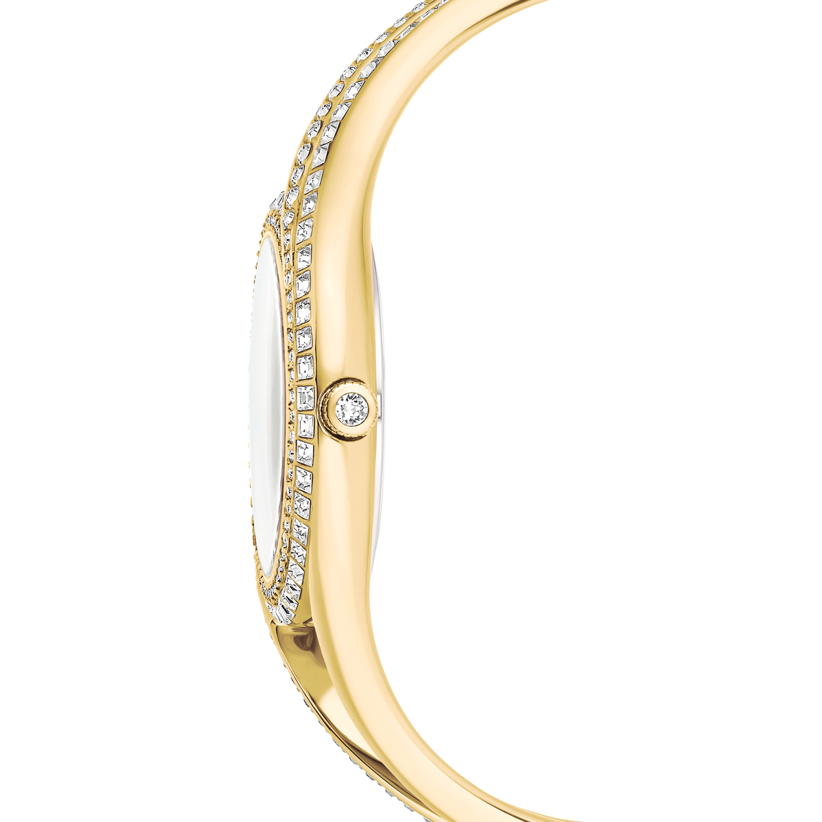 Hyperbola Bangle Saat, İsviçre Üretimi, Metal Bileklik, Altın Rengi, Altın Rengi Yüzey