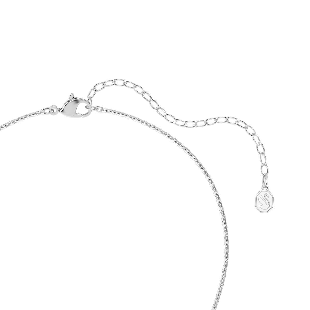 Ariana Grande x Swarovski Zincir Kolye, Kristal İnci, Yuvarlak Kesim, Çiçek, Beyaz, Rodyum Kaplama
