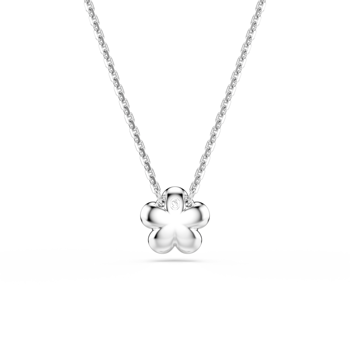 Ariana Grande x Swarovski Zincir Kolye, Kristal İnci, Yuvarlak Kesim, Çiçek, Beyaz, Rodyum Kaplama
