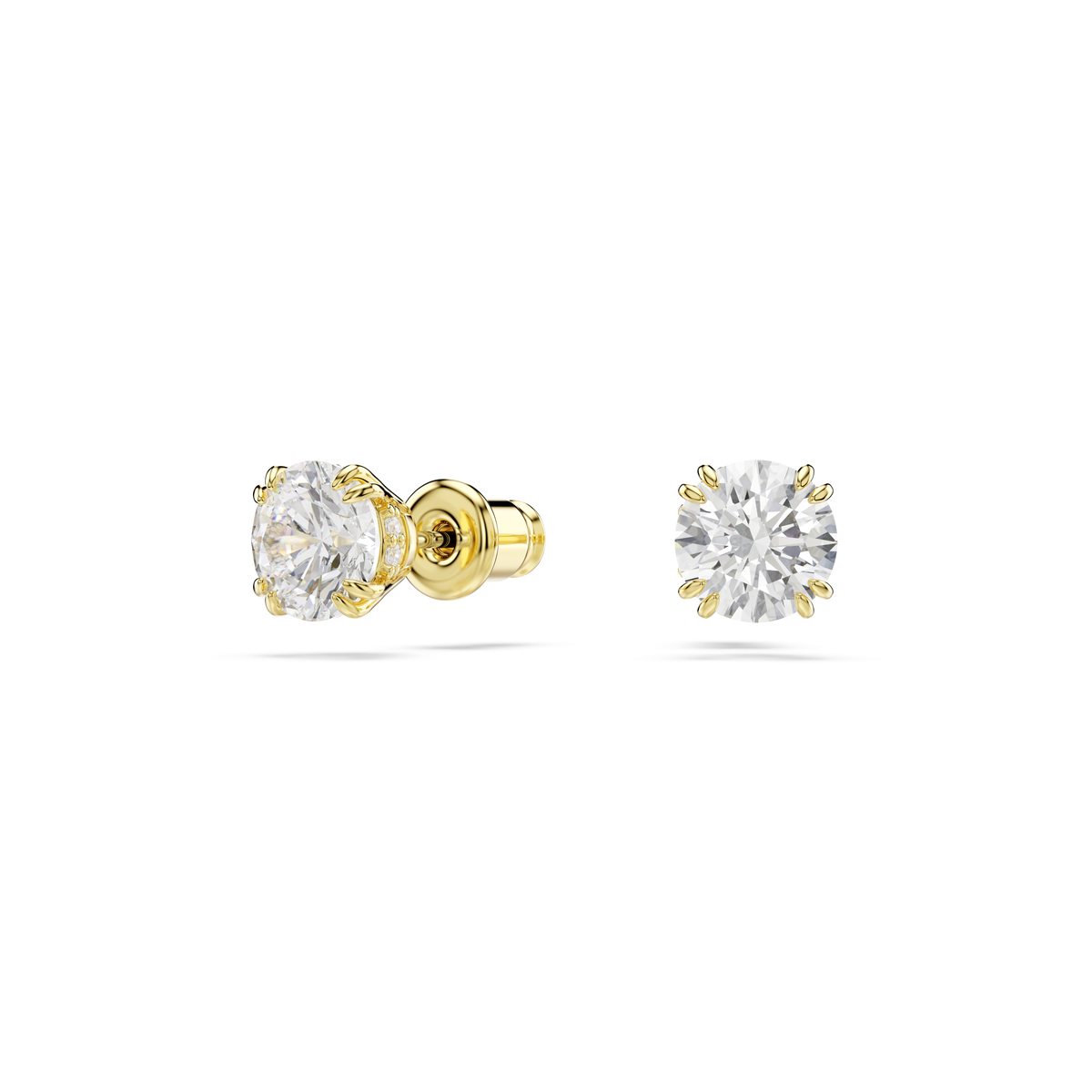 Magic Set, Set (2), Karışık Kesim, Kar Tanesi, Beyaz, 18K Altın Rengi Yüzey
