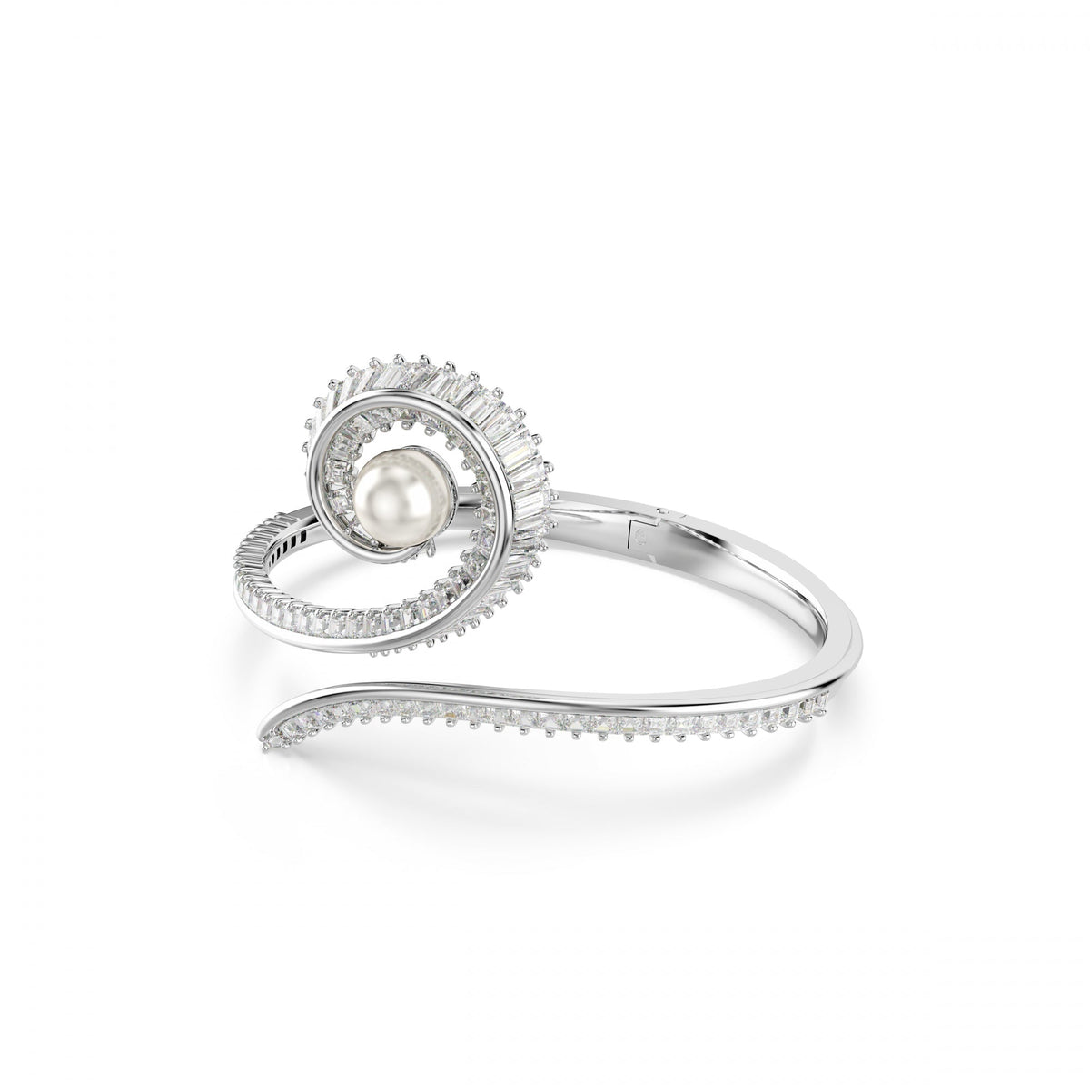Ariana Grande x Swarovski Capsule Bangle Bileklik, Beyaz, Roydum Kaplama