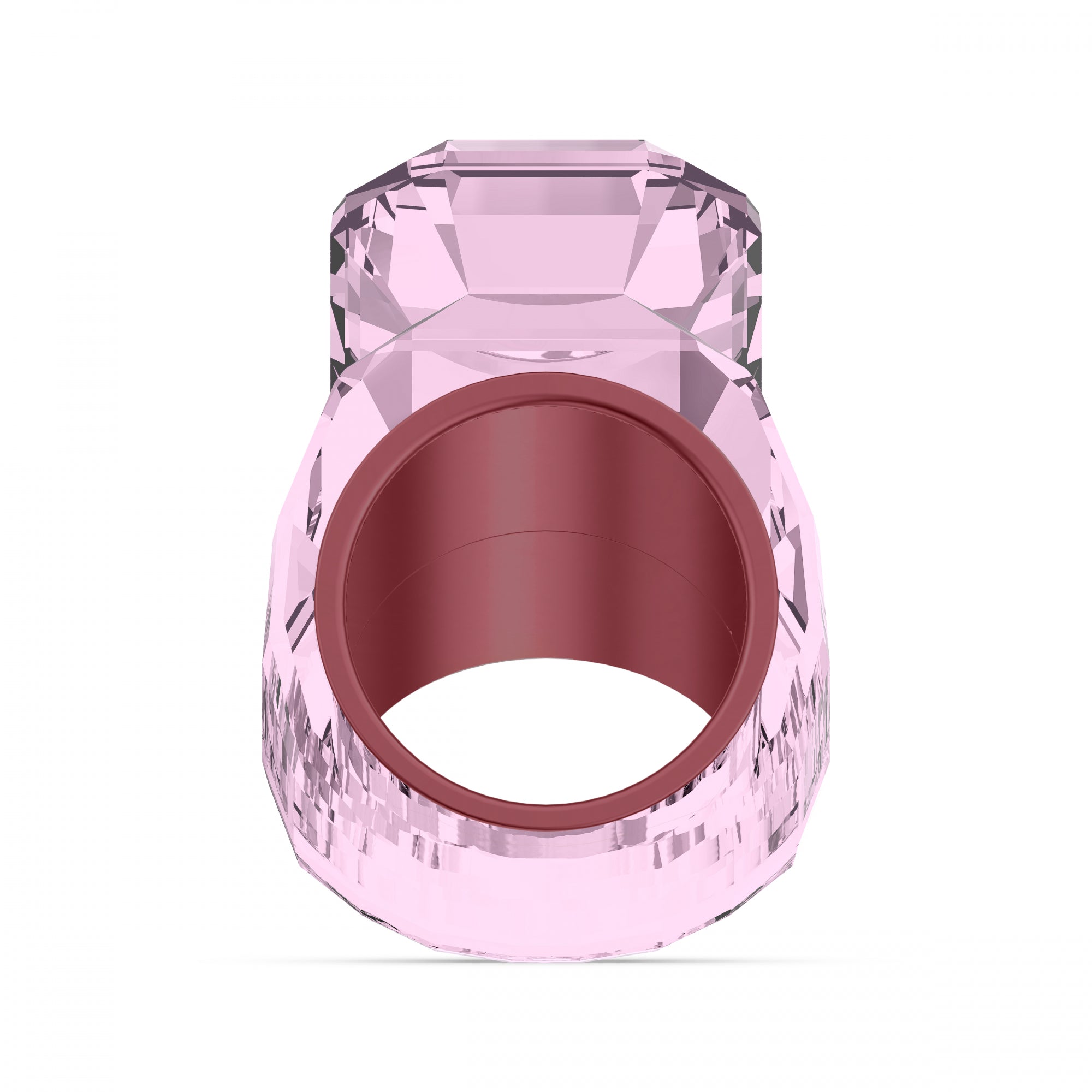 Lucent Yüzük, Octagon Cut, Pembe