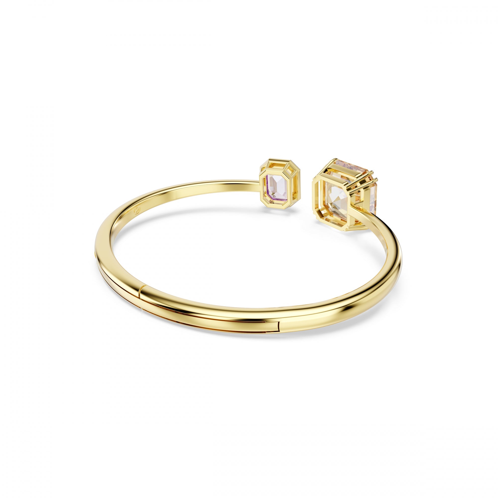 Millenia Bangle Bileklik, Sekizgen Kesim, Çok Renkli, Sarı Altın Rengi Kaplama