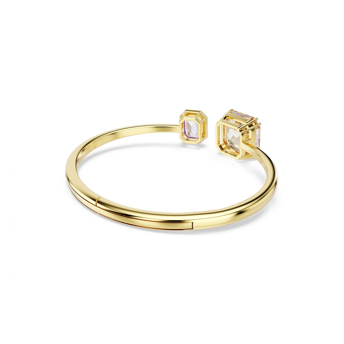 Millenia Bangle Bileklik, Sekizgen Kesim, Çok Renkli, Sarı Altın Rengi Kaplama