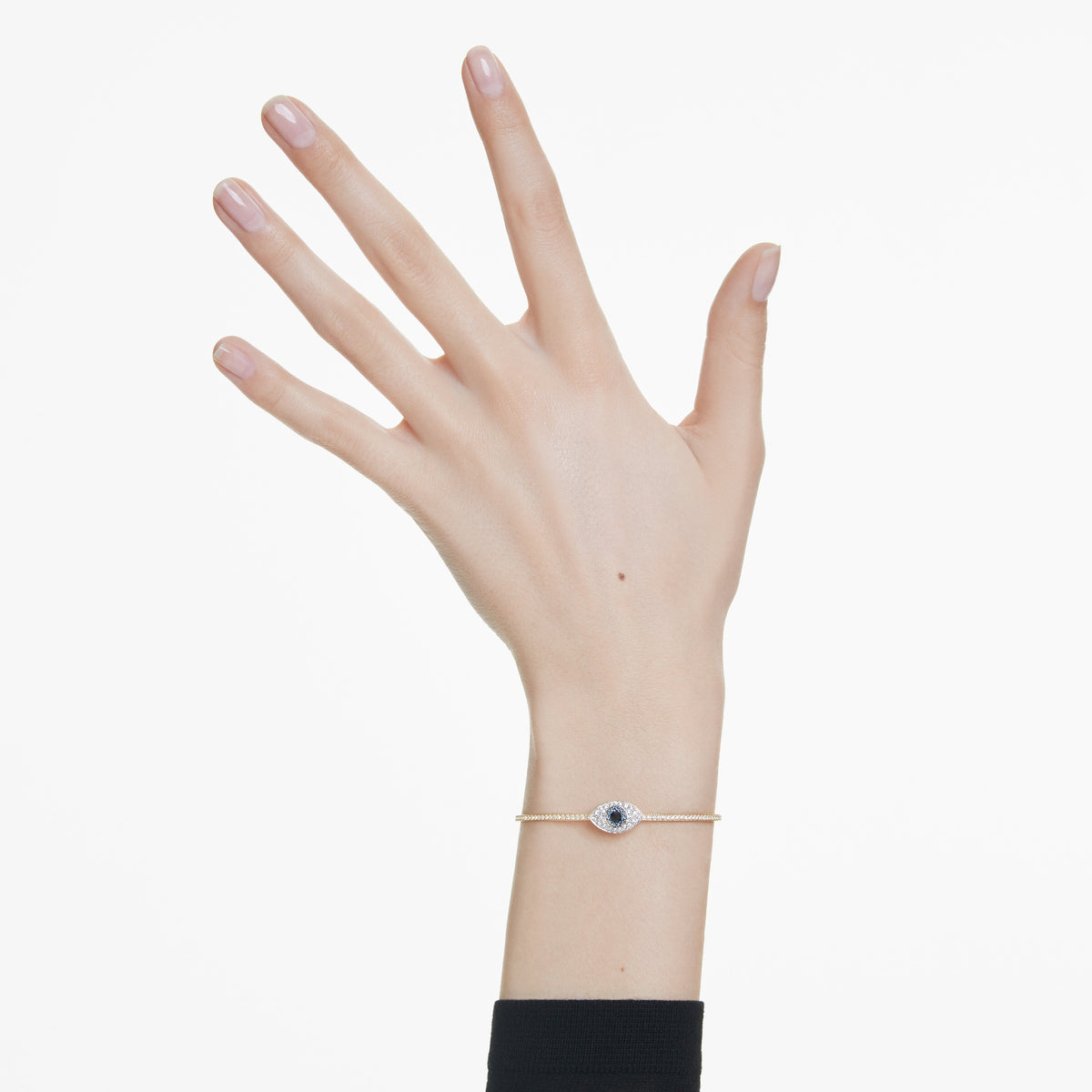 Symbolica Bangle Bileklik, Evil Eye, Mavi, Sarı Altın Rengi Kaplama