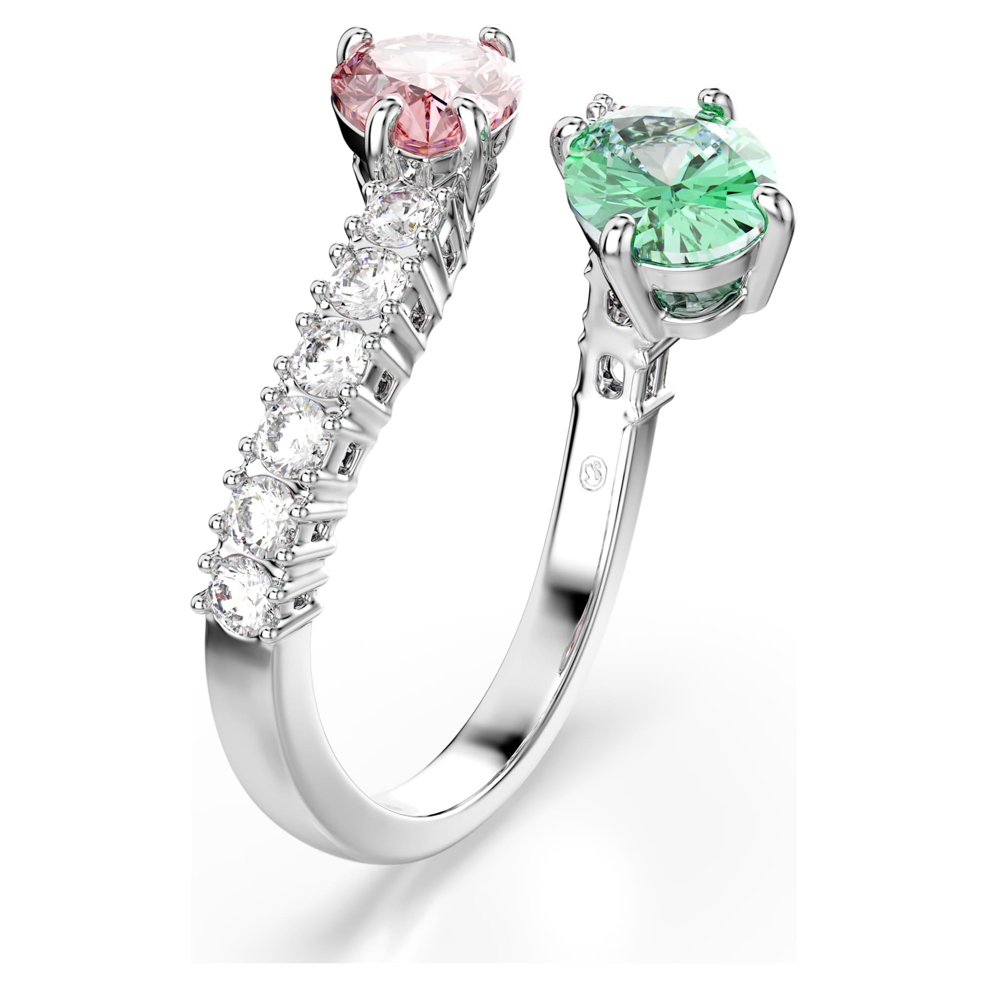 Ariana Grande x Swarovski Açık Yüzük, Karışık Kesim, Çok Renkli, Rodyum Kaplama