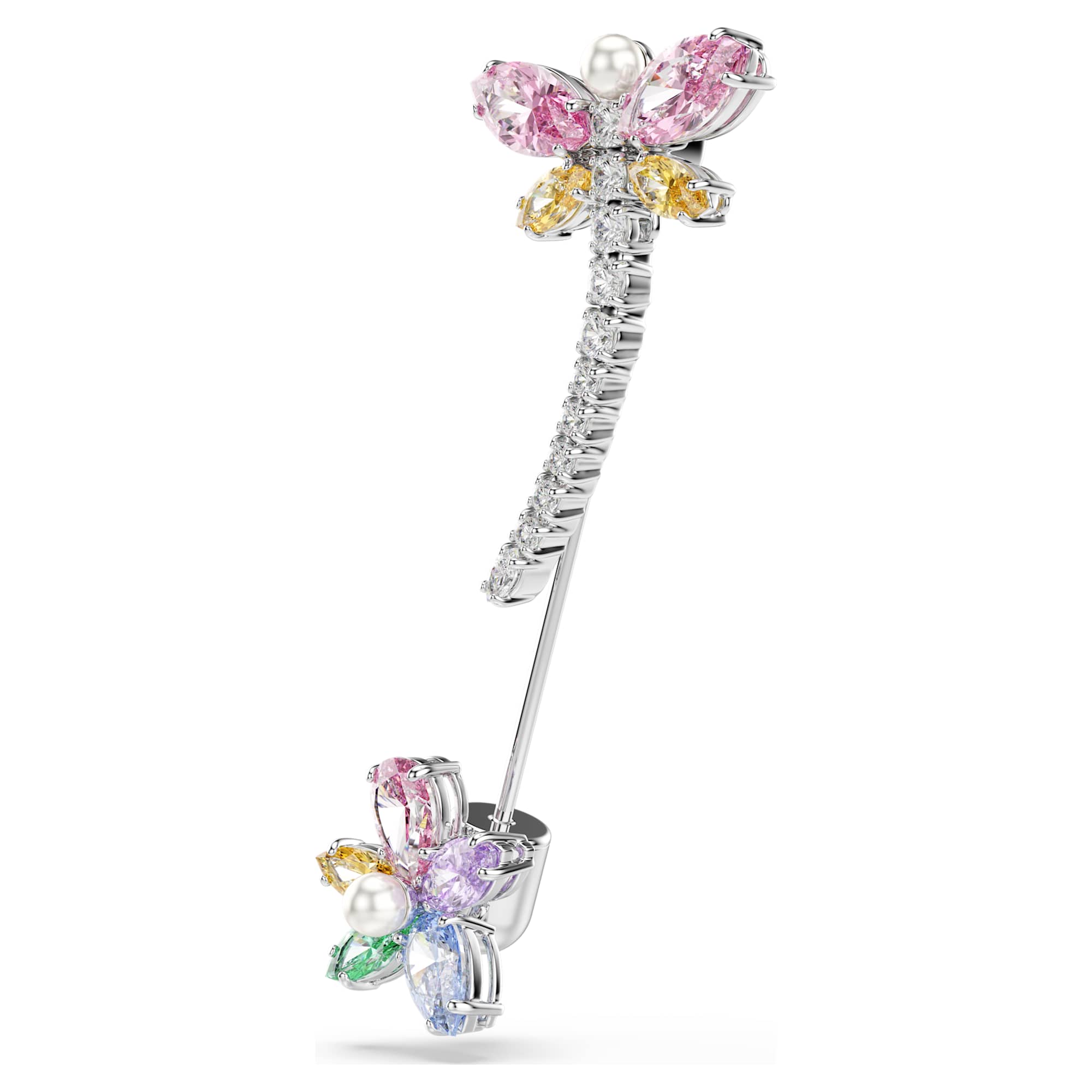 Ariana Grande x Swarovski Broş, Karışık Kesim, Yusufçuk, Çok Renkli, Rodyum Kaplama