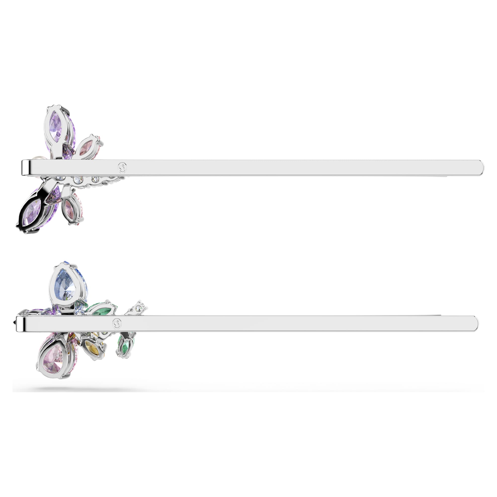 Ariana Grande x Swarovski Saç İğnesi, Karışık Kesim, Yusufçuk, Çiçek, Çok Renkli, Rodyum Kaplama