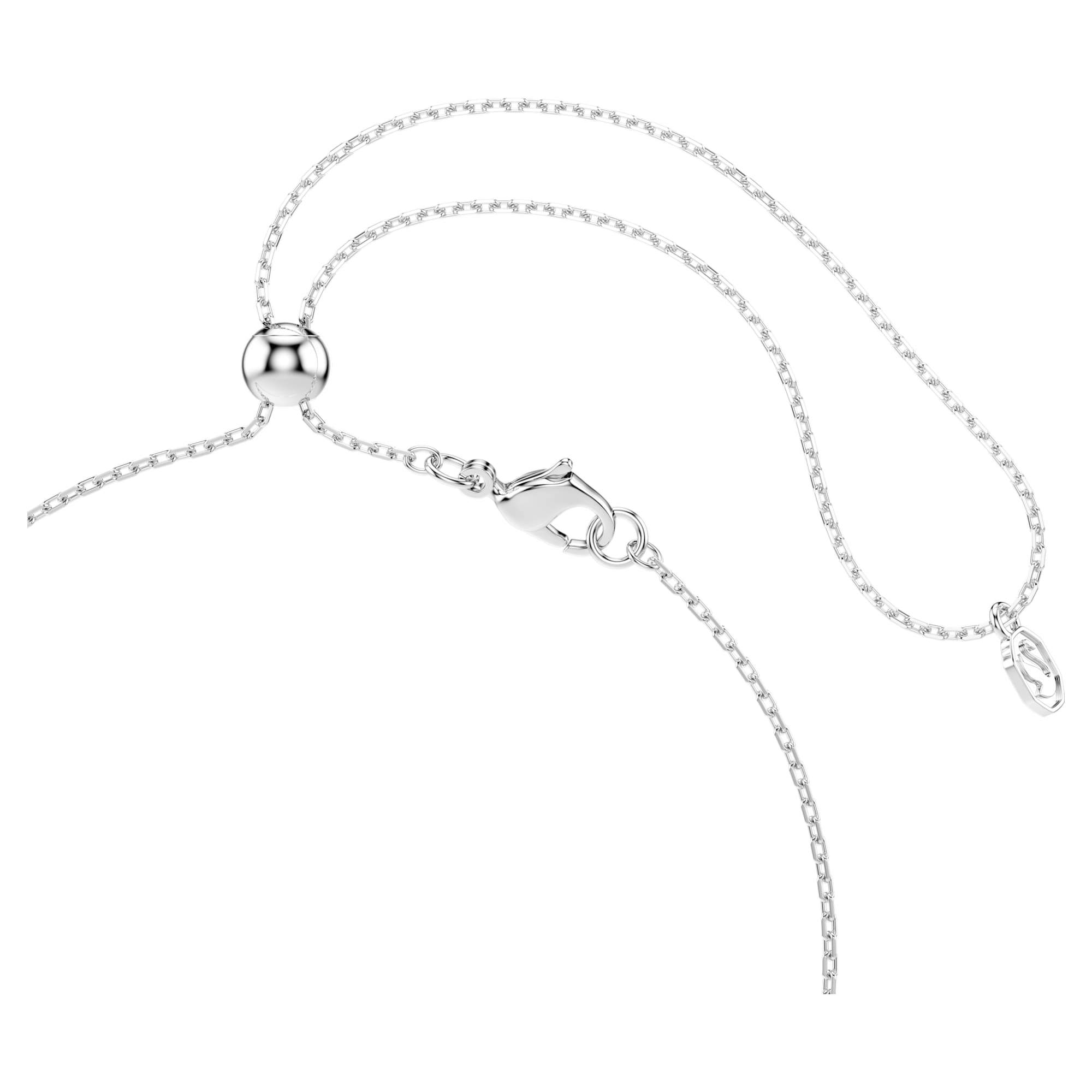 Ariana Grande x Swarovski Y-Kolye, Karışık Kesim, Yusufçuk, Çok Renkli, Rodyum Kaplama