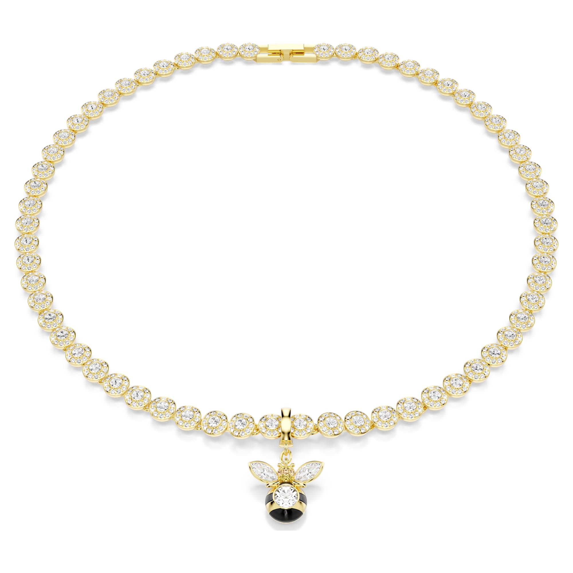 Idyllia Charm, Karışık Kesim, Arı, Çok Renkli, Sarı Altın Rengi Kaplama