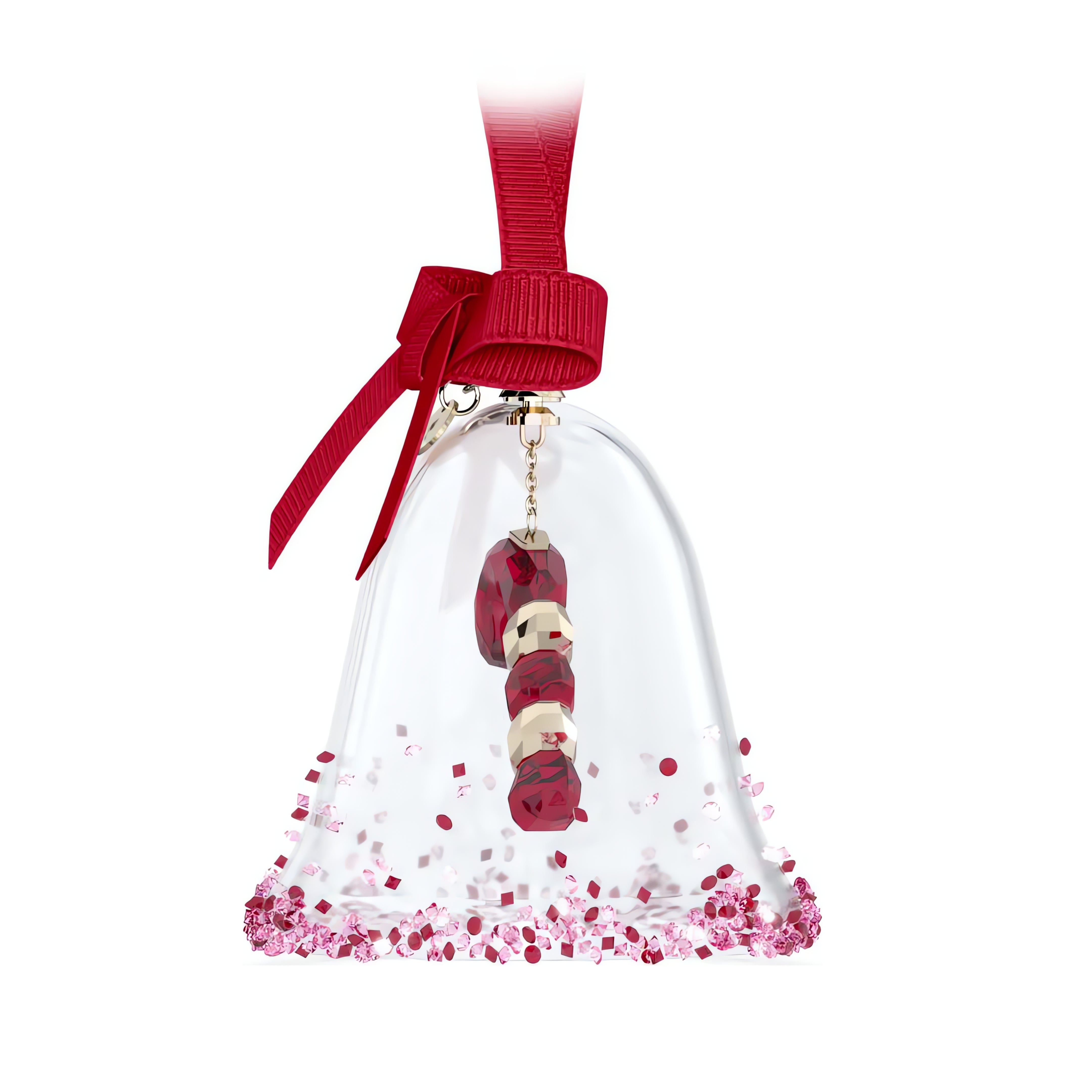Holiday Cheers Dulcis Bell Ornament, Red