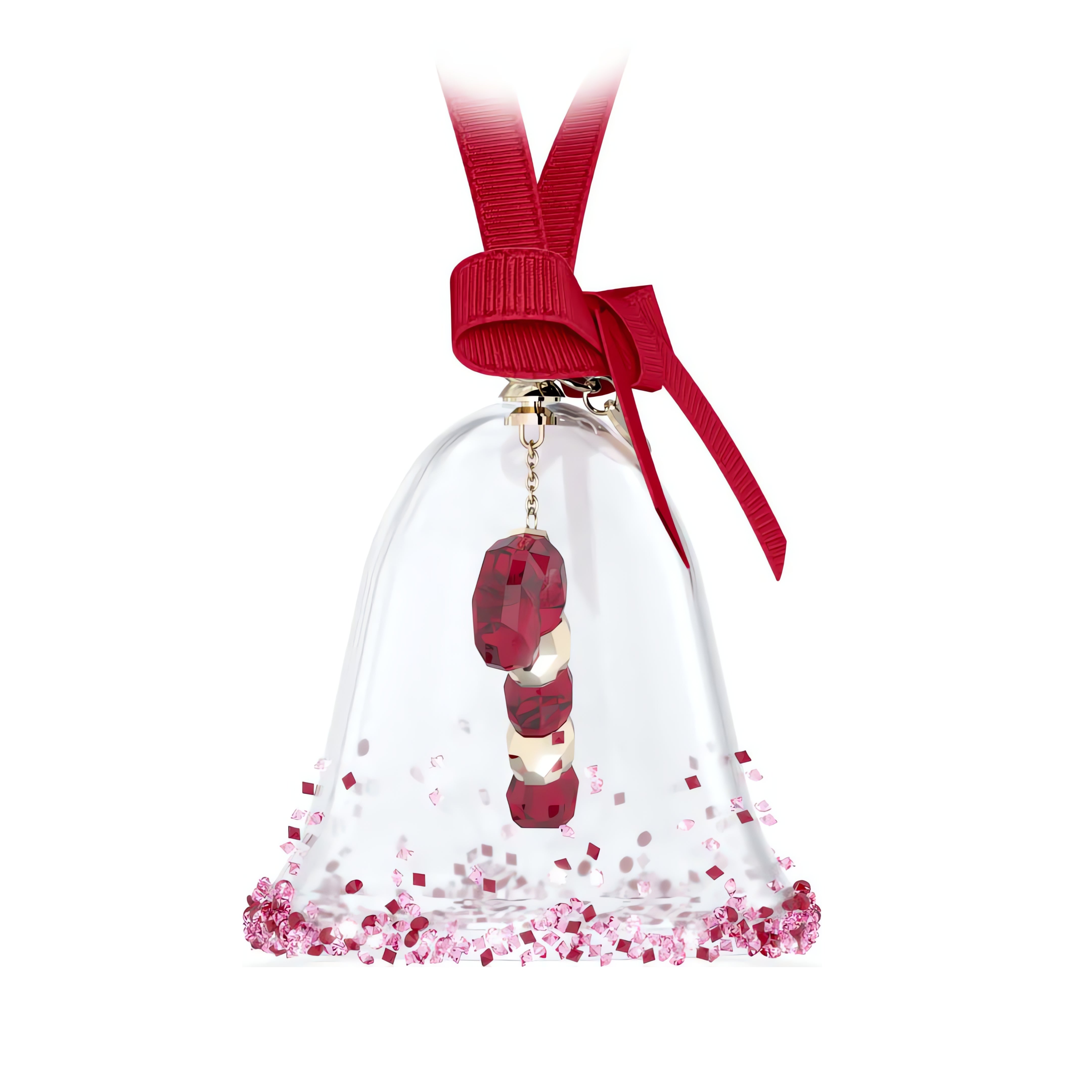 Holiday Cheers Dulcis Bell Ornament, Red