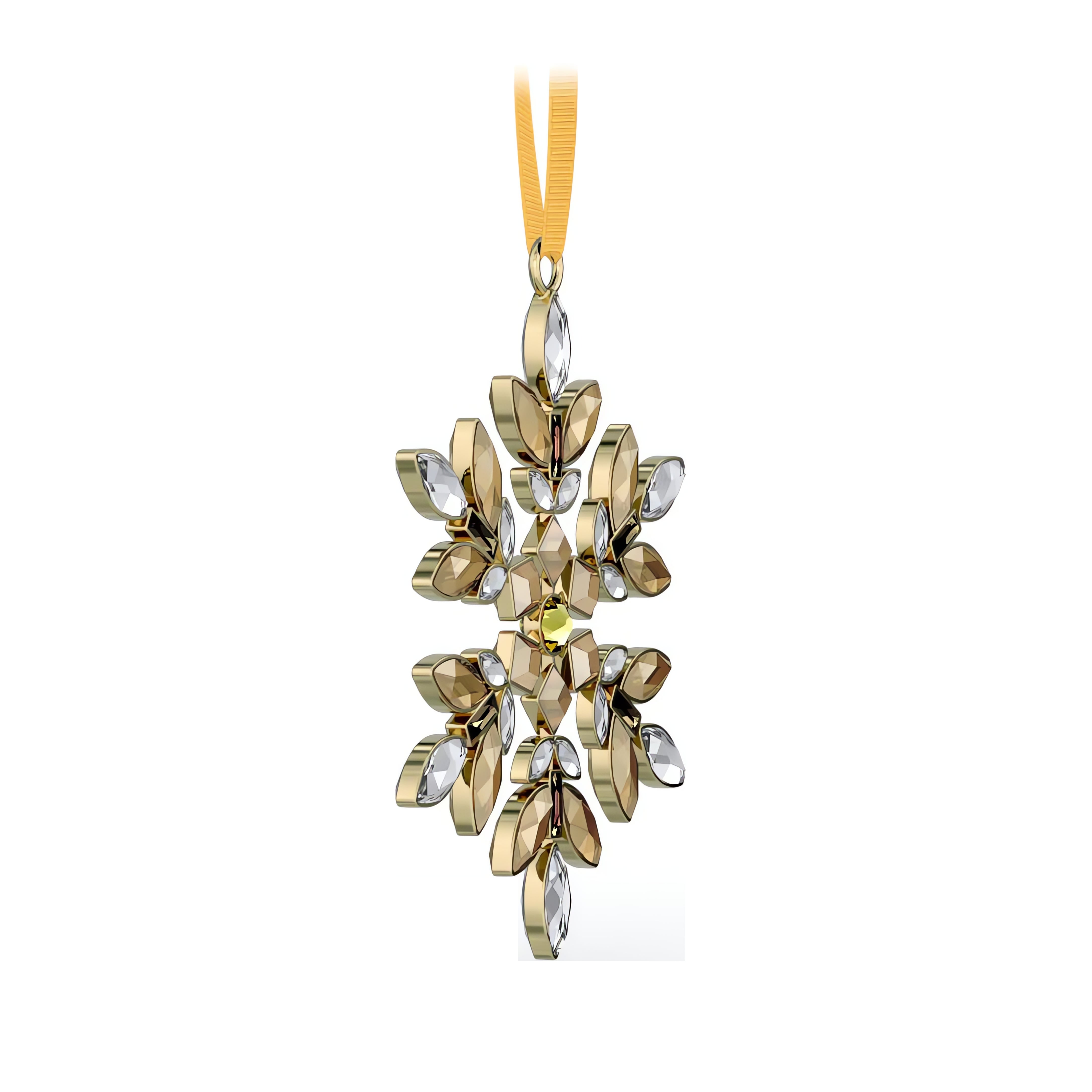 Gema Holiday Ornament, Yellow