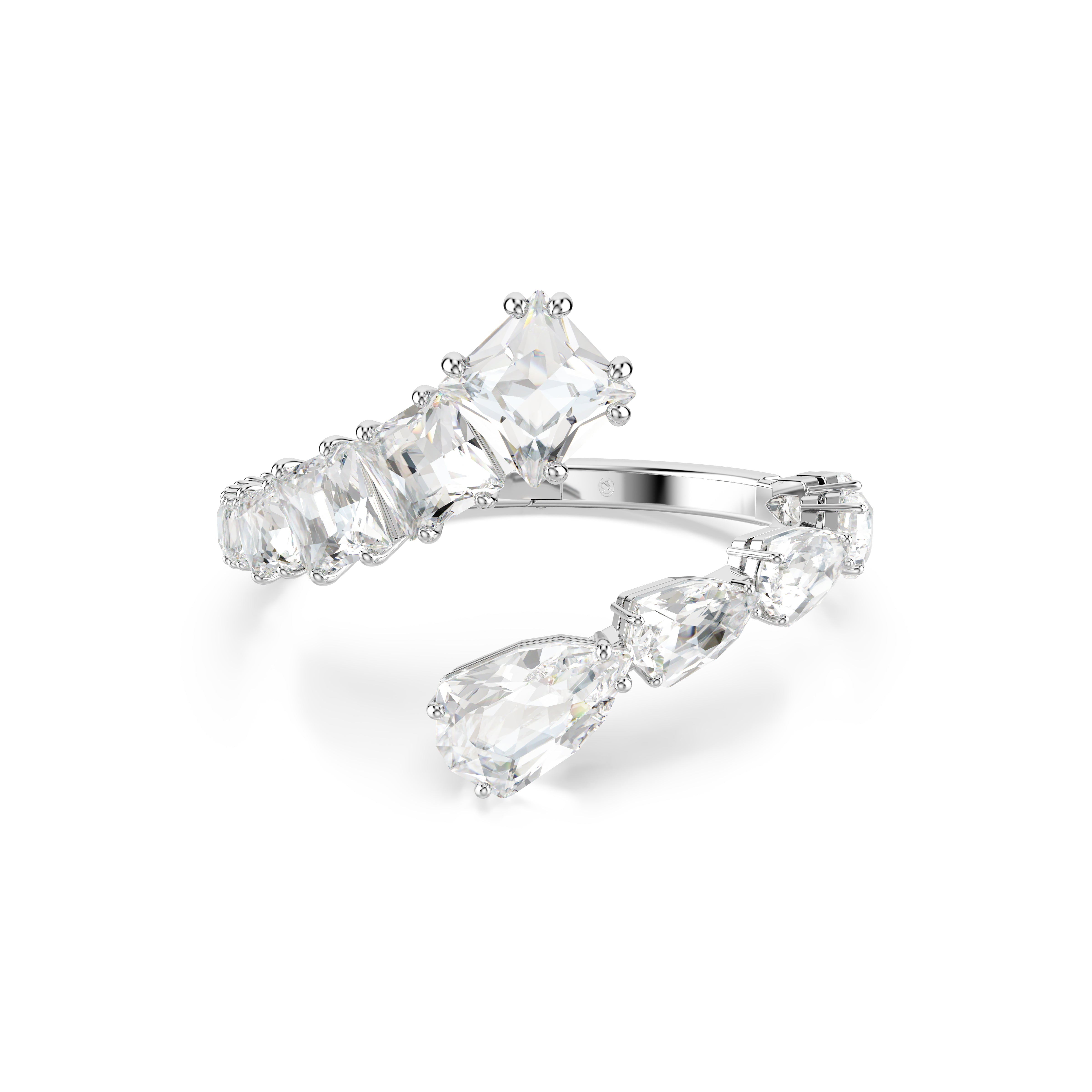 Matrix Bangle Bileklikixed Cuts, Beyaz, Rodyum Kaplama