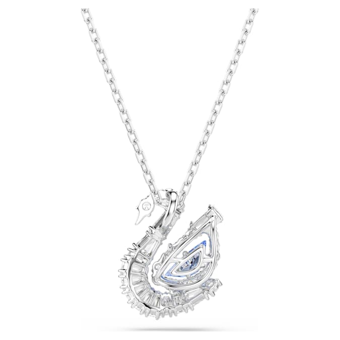 Swan Kolye, Karışık Kesim, Kuğu, Mavi