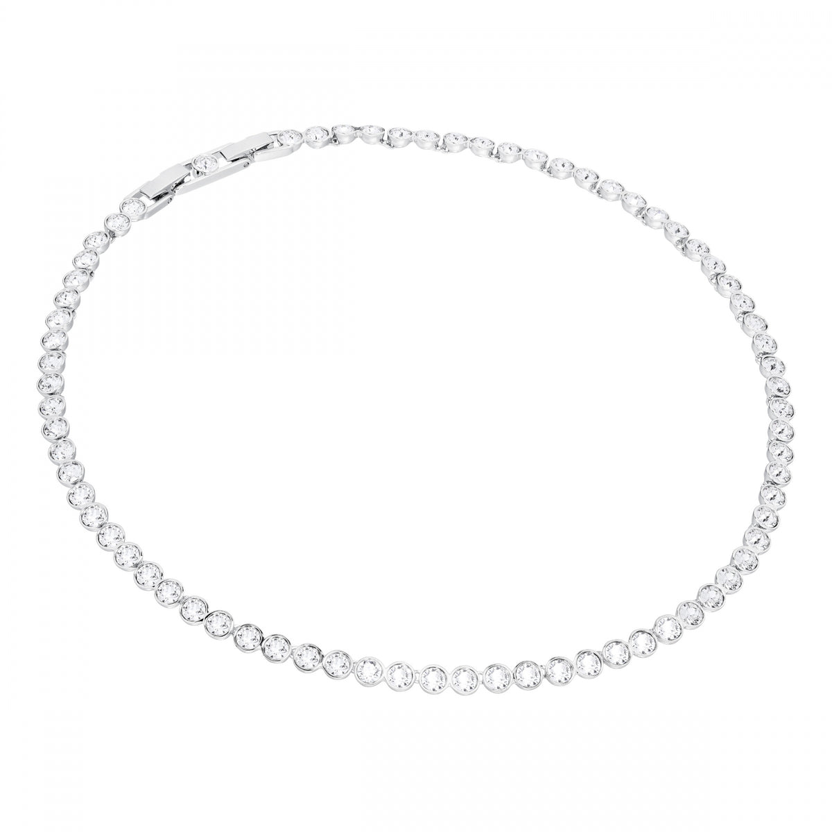 Tennis Set,Beyaz,Rodyum Kaplama