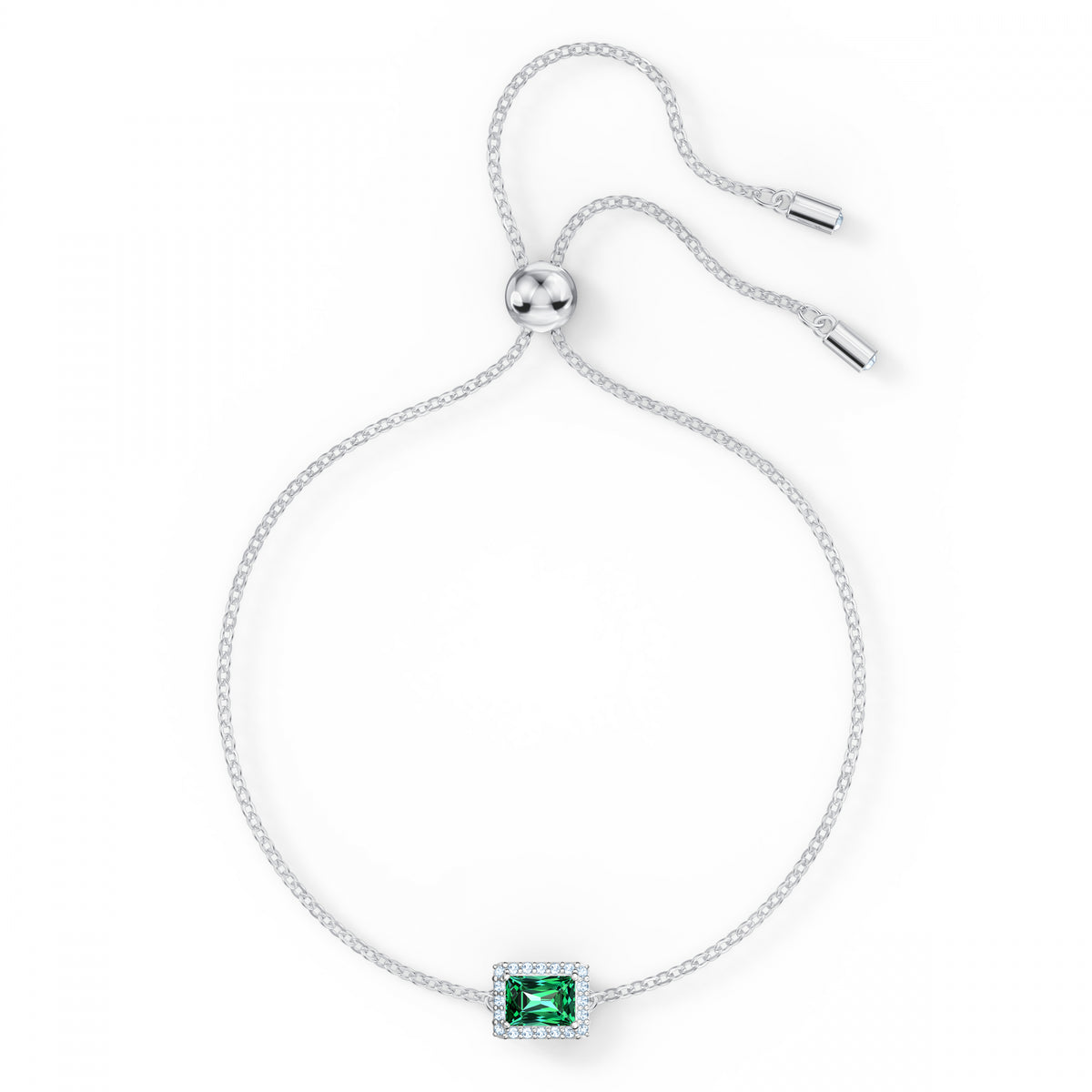 Angelic 125 Bileklik,Yeşil,Rodyum Kaplama