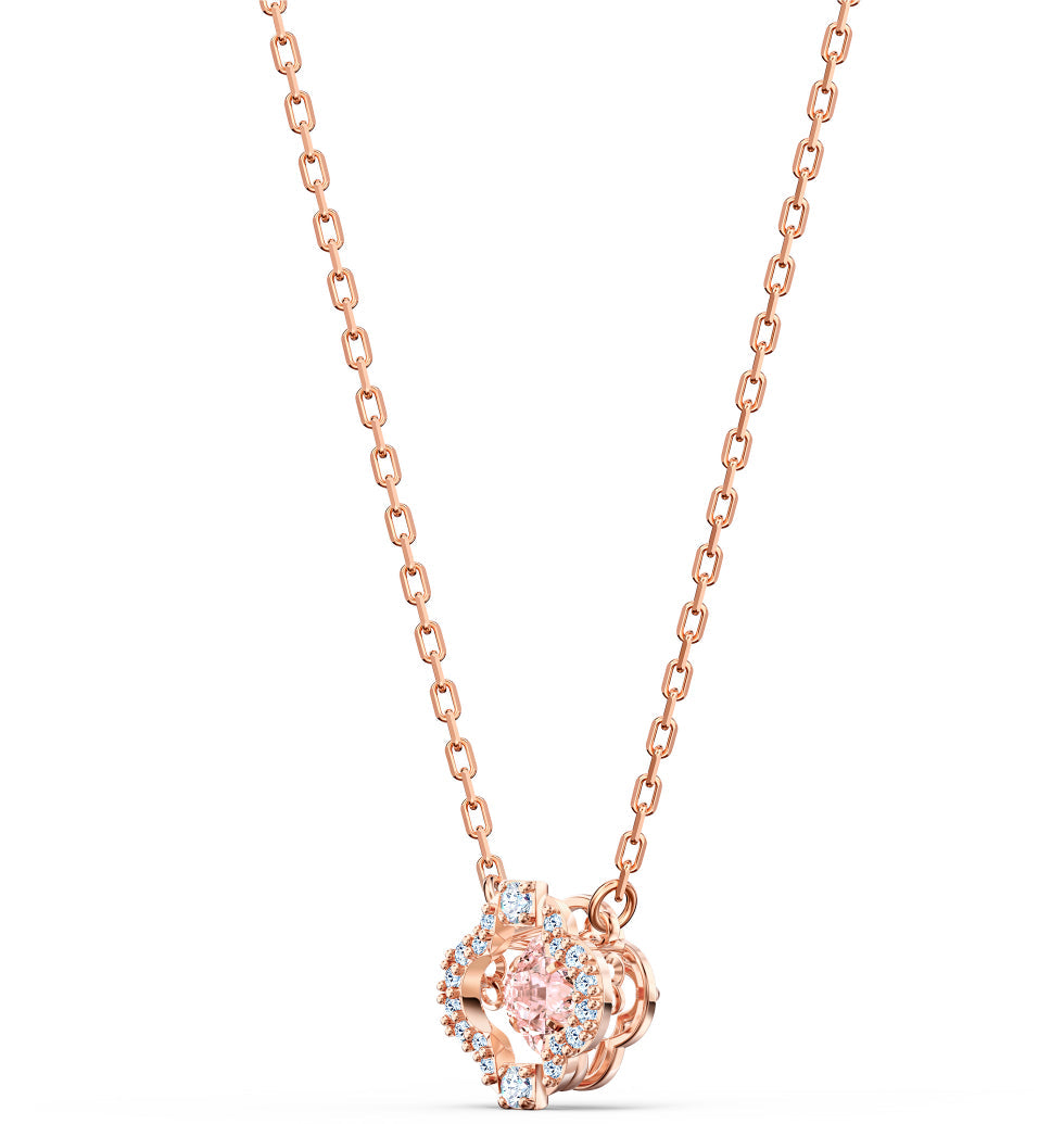 Sparkling Dc Round Set, Pembe, Pembe Altın Rengi Kaplama