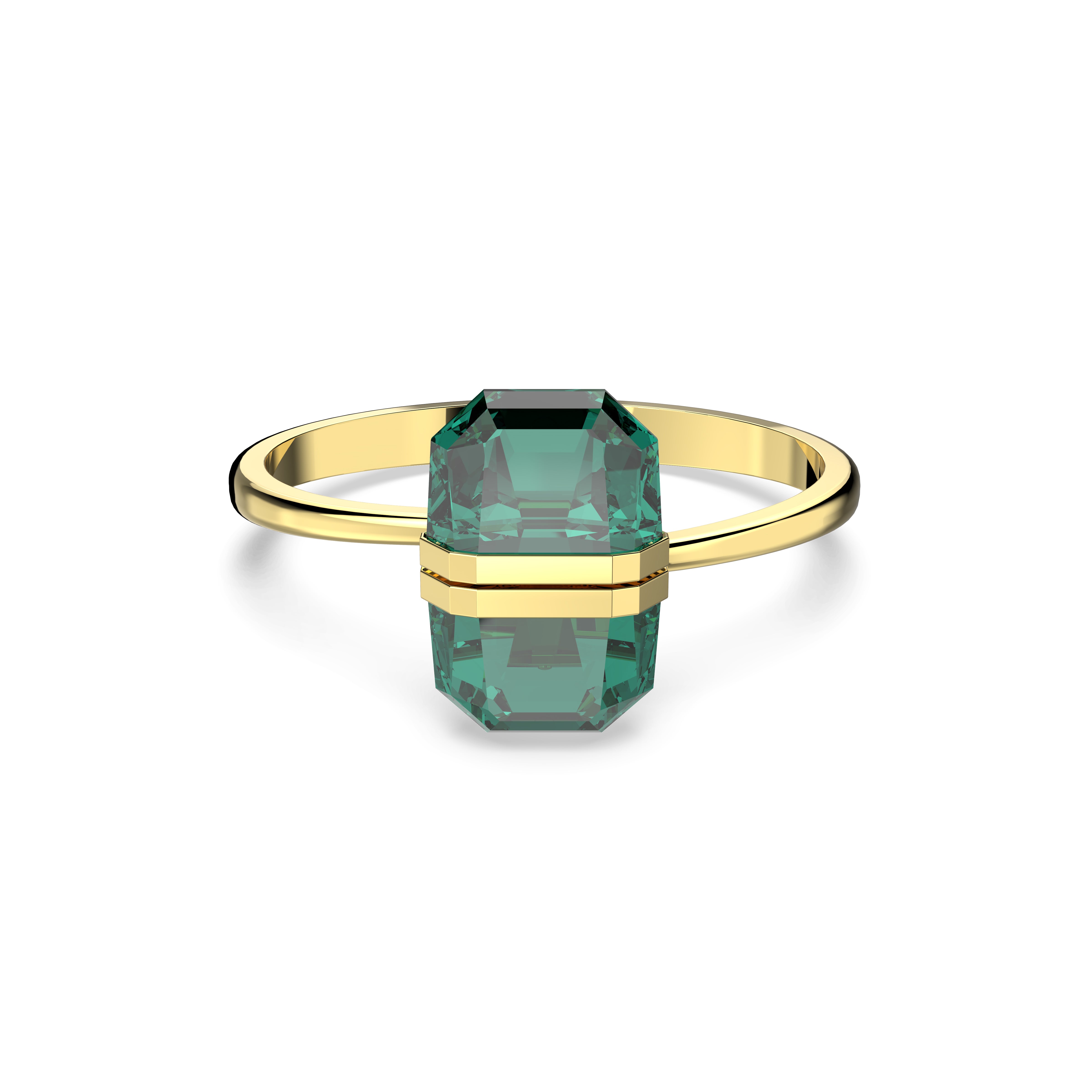 Lucent Bileklik, Yeşil, Sari Altin Rengi Pvd