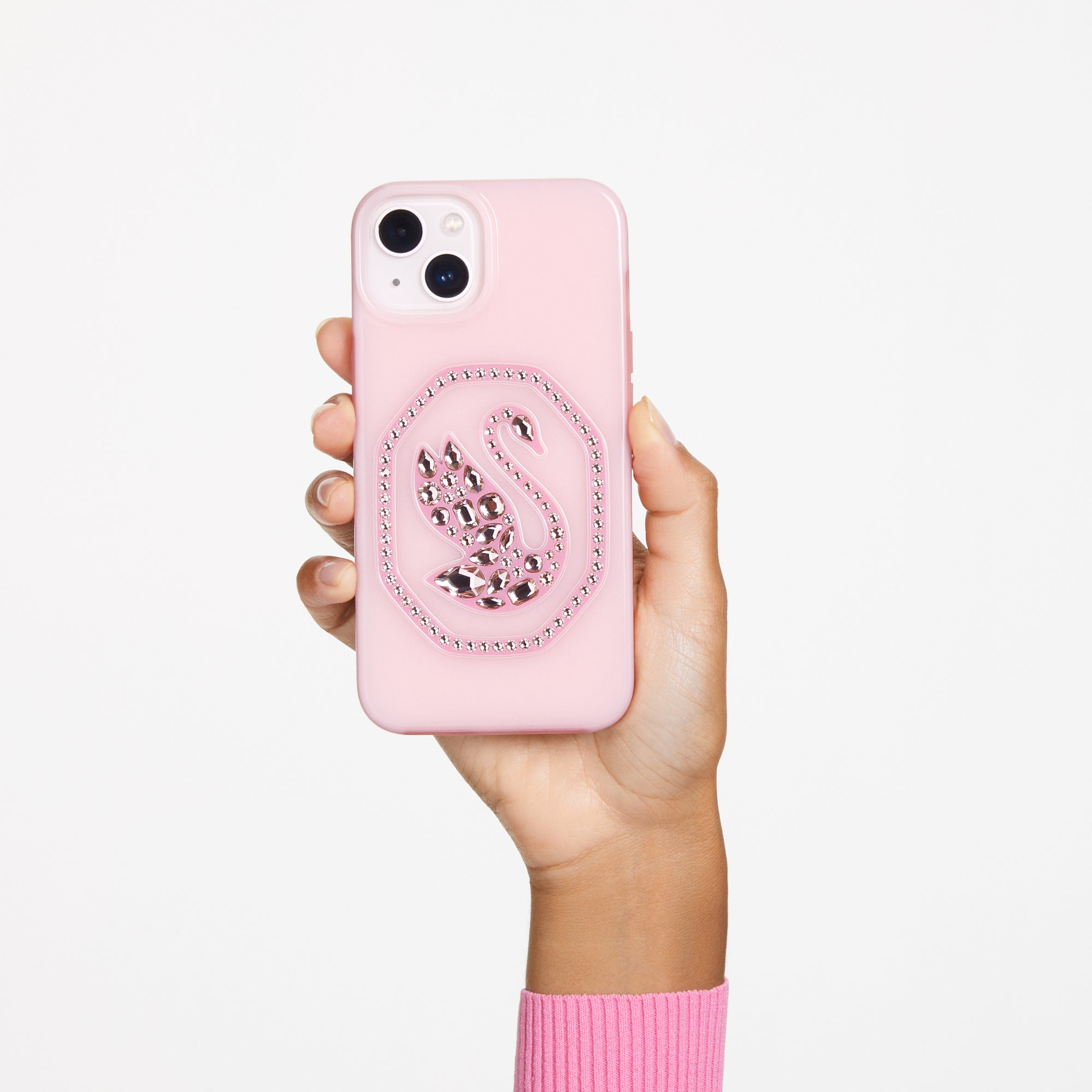 Signum Akıllı Telefon Kılıfı, Kuğu, iPhone 14 Pro, Pembe, 14 PRO