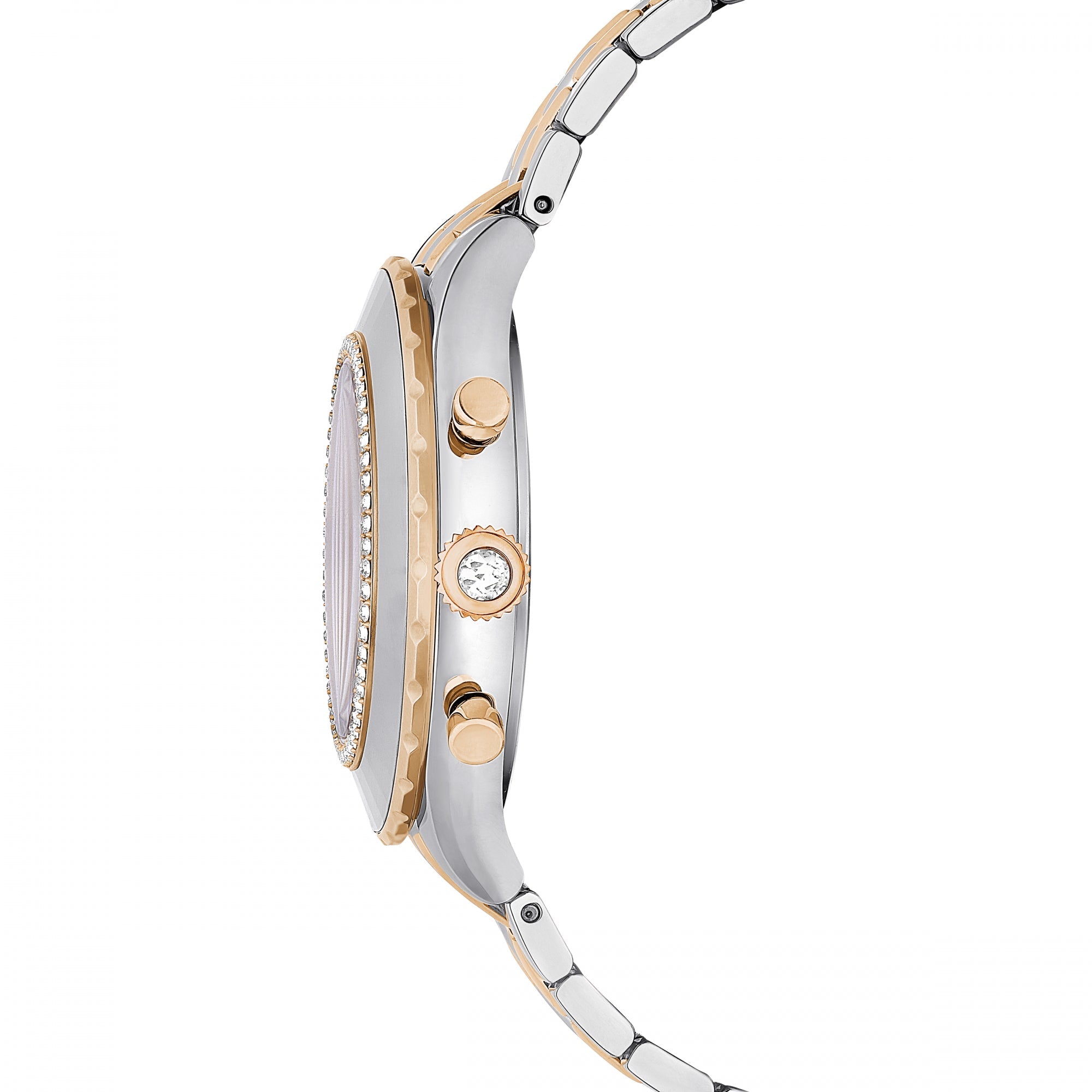 Octea Chrono Saat, Metal Bileklik, Rose Altın Tonu, Karışık Metal