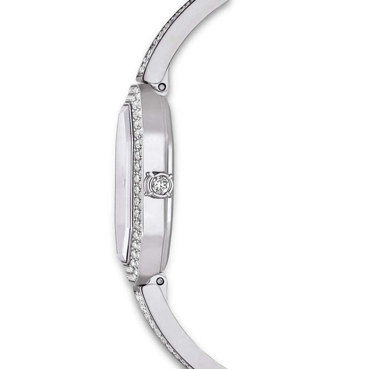 Dextera Bangle Saat, Metal Bileklik, Gümüş Rengi, Paslanmaz Çelik
