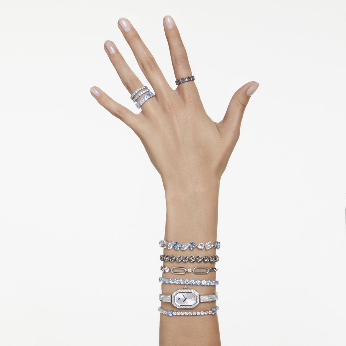 Dextera Bangle Saat, Metal Bileklik, Gümüş Rengi, Paslanmaz Çelik
