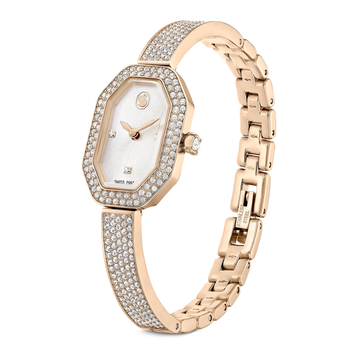 Dextera Bangle Saat, Metal Bileklik, Altın Rengi, Şampanya Altın Rengi Yüzey