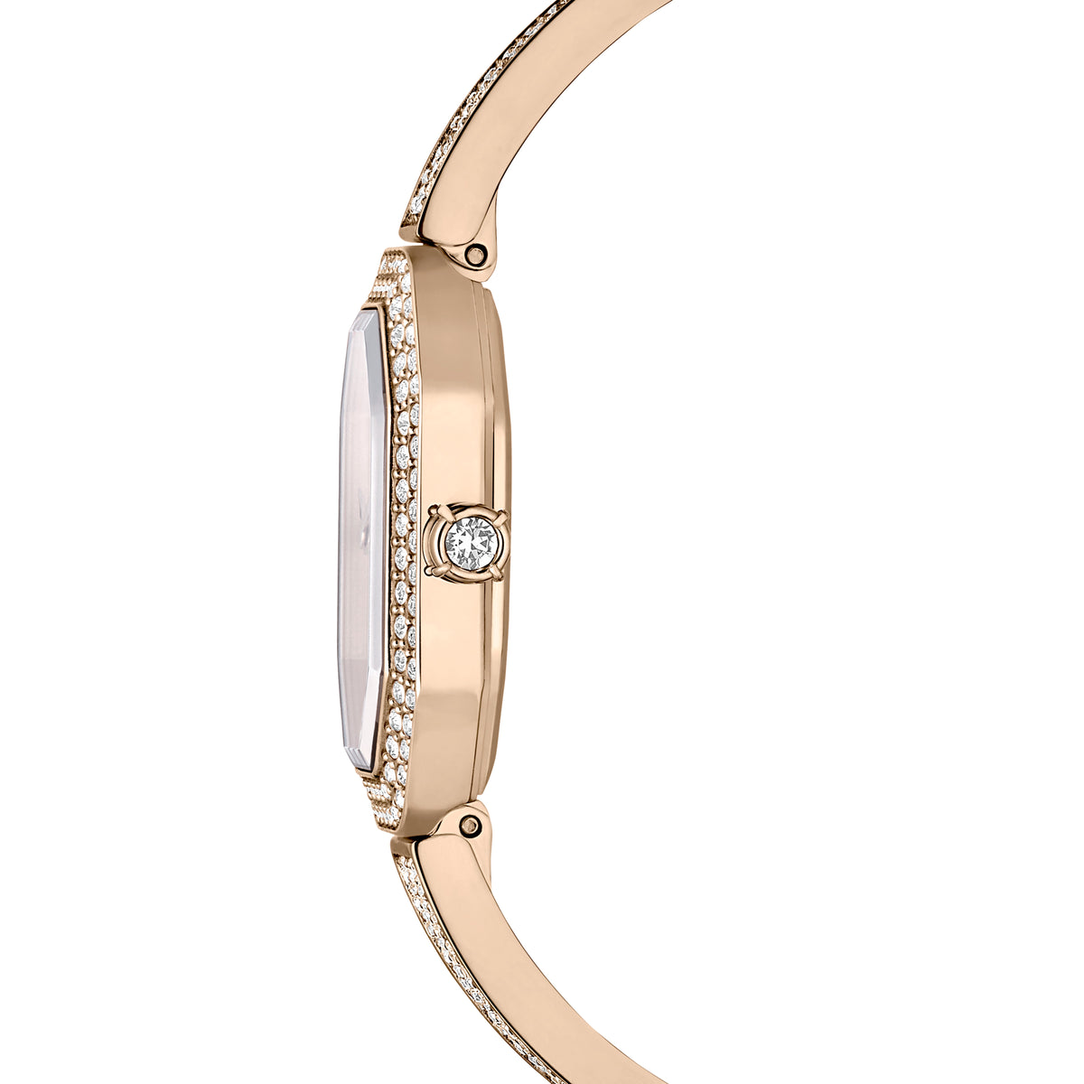Dextera Bangle Saat, Metal Bileklik, Altın Rengi, Şampanya Altın Rengi Yüzey