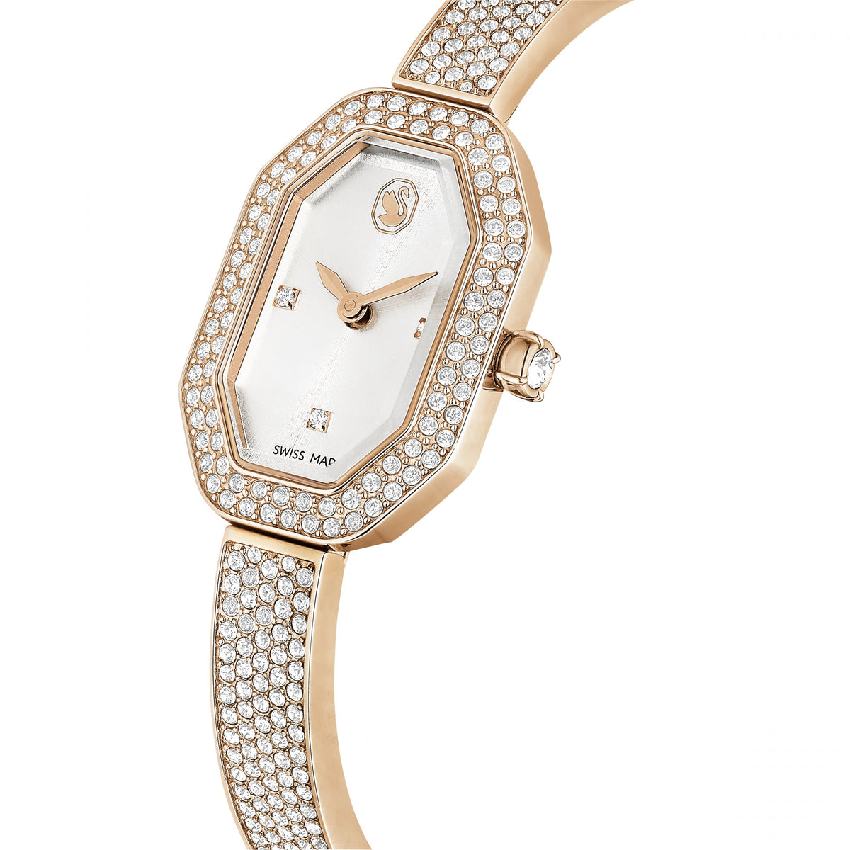 Dextera Bangle Saat, Metal Bileklik, Rose Altın Tonu, Pembe Altın Rengi Yüzey