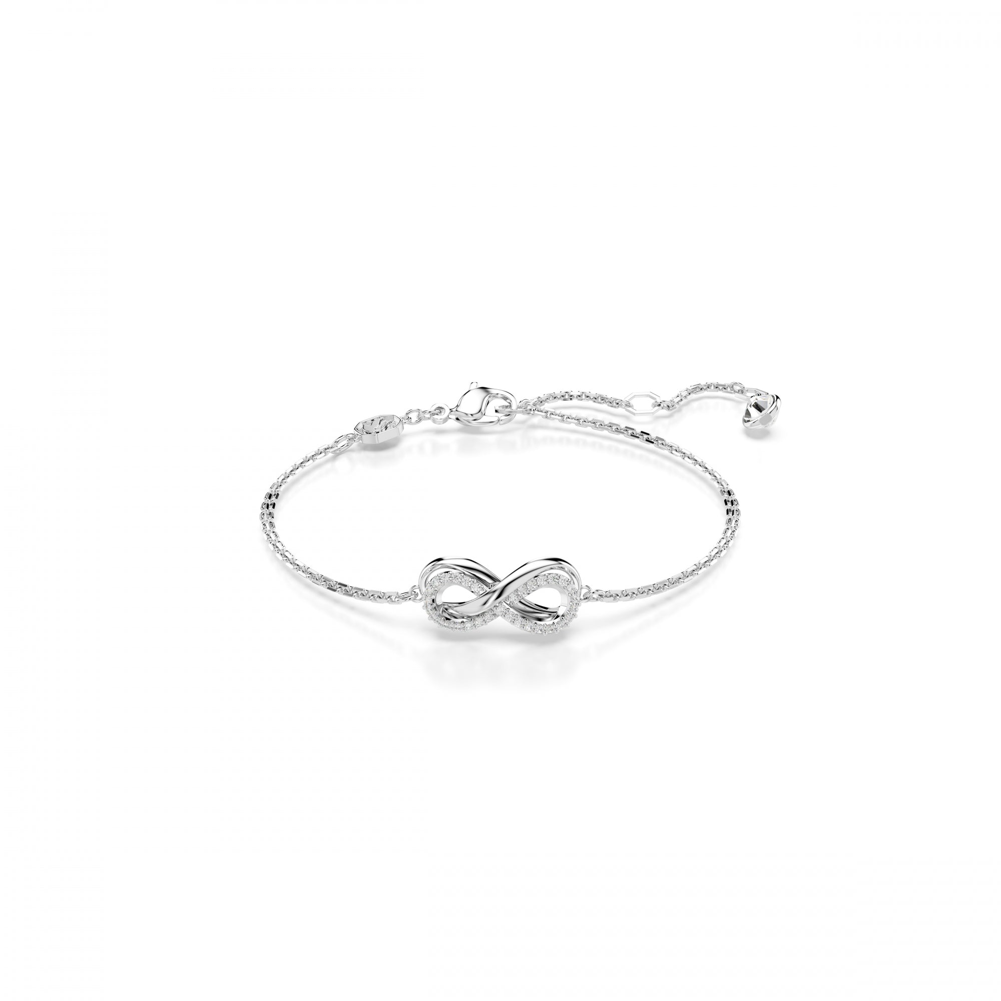 Hyperbola Bileklik, Infinity, XS, Beyaz, Rodyum Kaplama, M