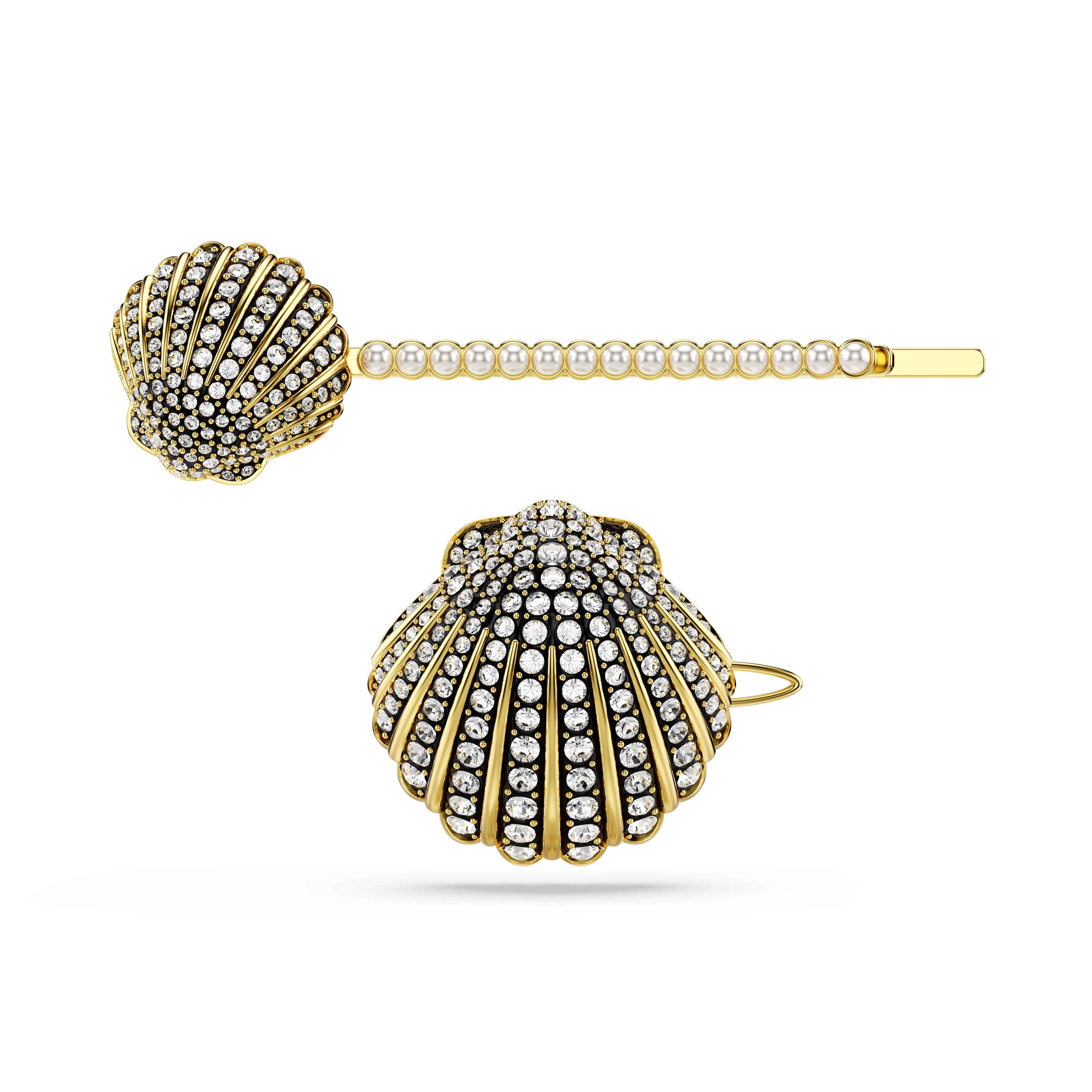 Idyllia Saç İğnesi, Set (2), Deniz Kabuğu, Karişik Metal