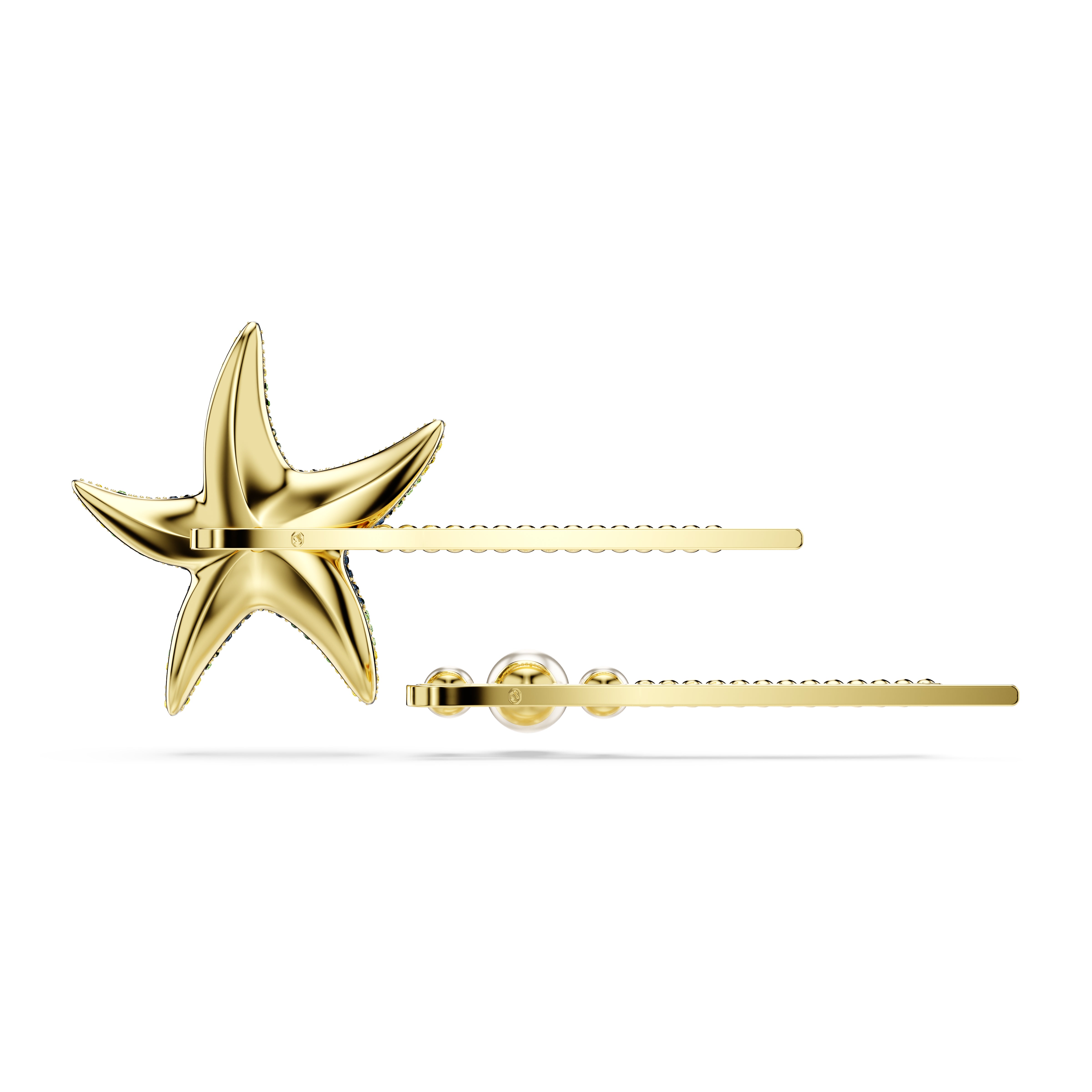 Idyllia Saç İğnesi, Set (2), Kristal İnciler, Denizyildizi, Çok Renkli, Rodyum Kaplama