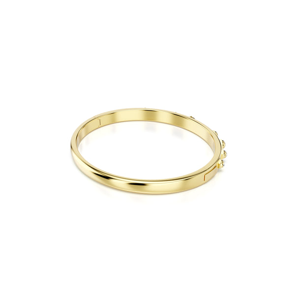 Numina Bileklik, Mixed Round Cut, S, Beyaz, Altin Rengi Kaplama, L