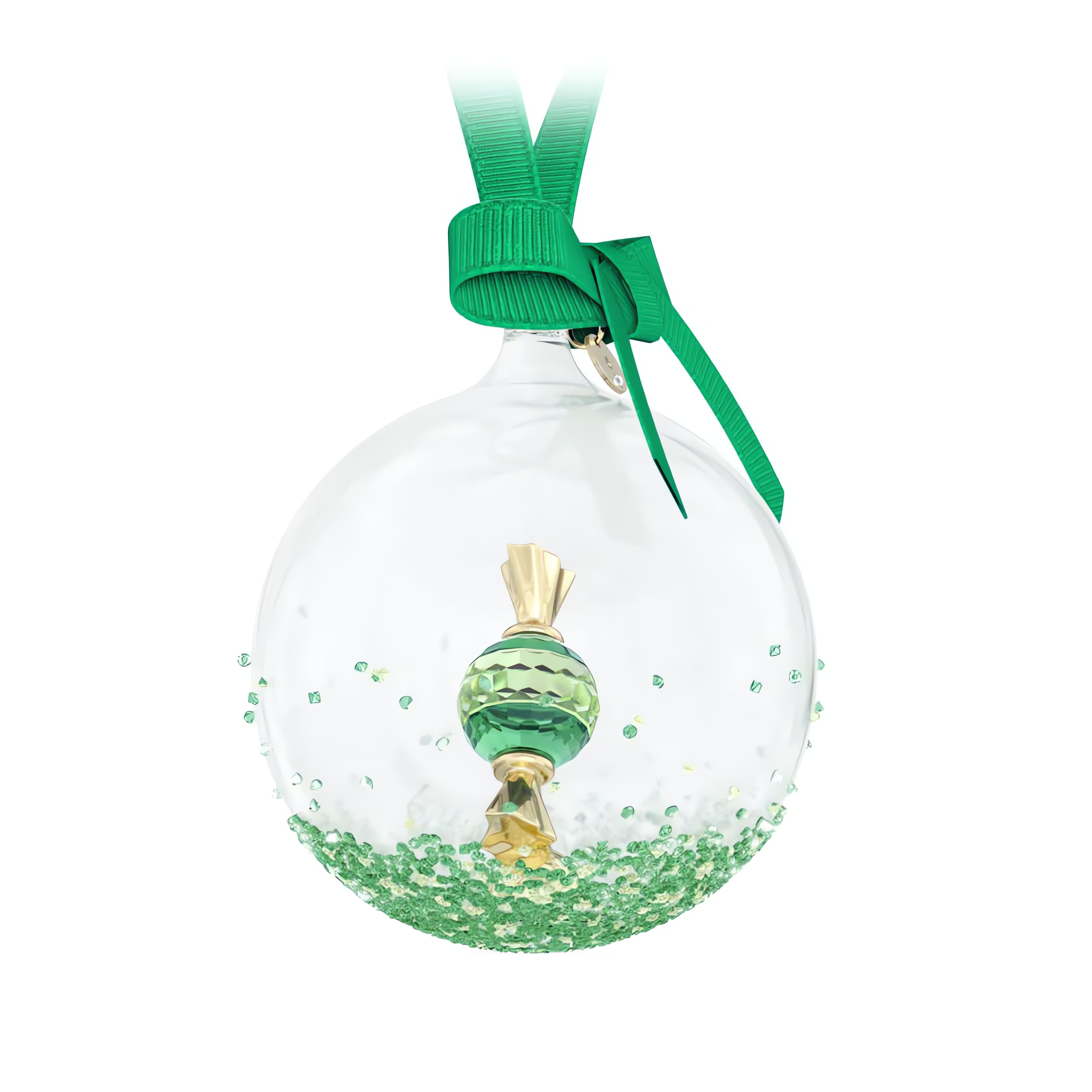 Holiday Cheers Dulcis Ball Ornament, Green