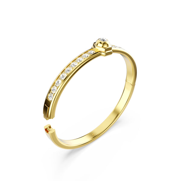 Numina Bileklik, Round Cut, Beyaz, Altin Rengi Kaplama