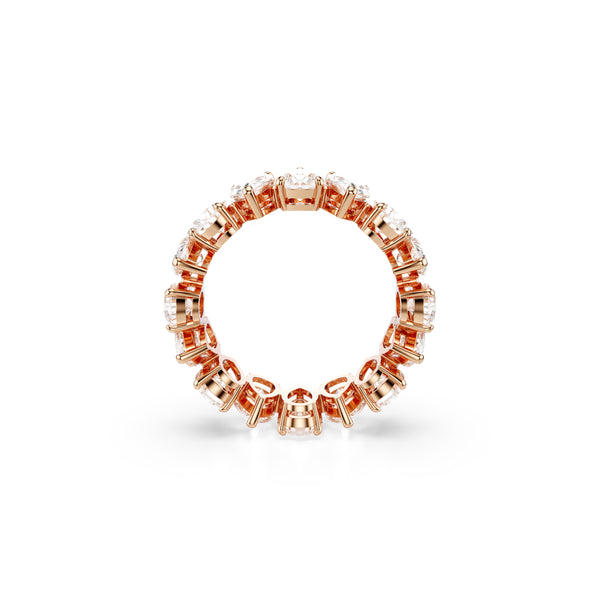 Matrix Vittore Yüzük, Armut Kesim, Beyaz, Pembe Altin Rengi Kaplama