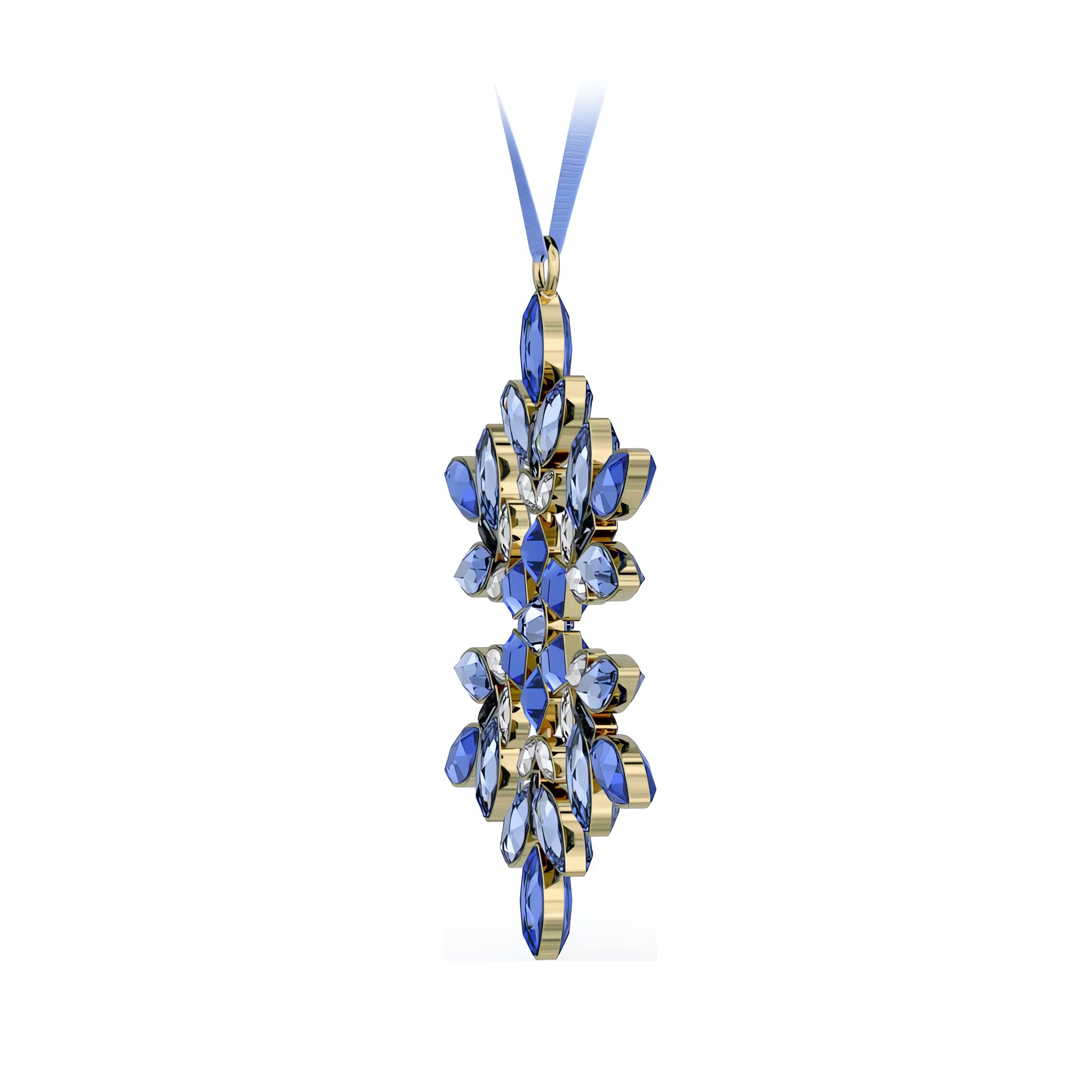 Gema Holiday Ornament, Blue