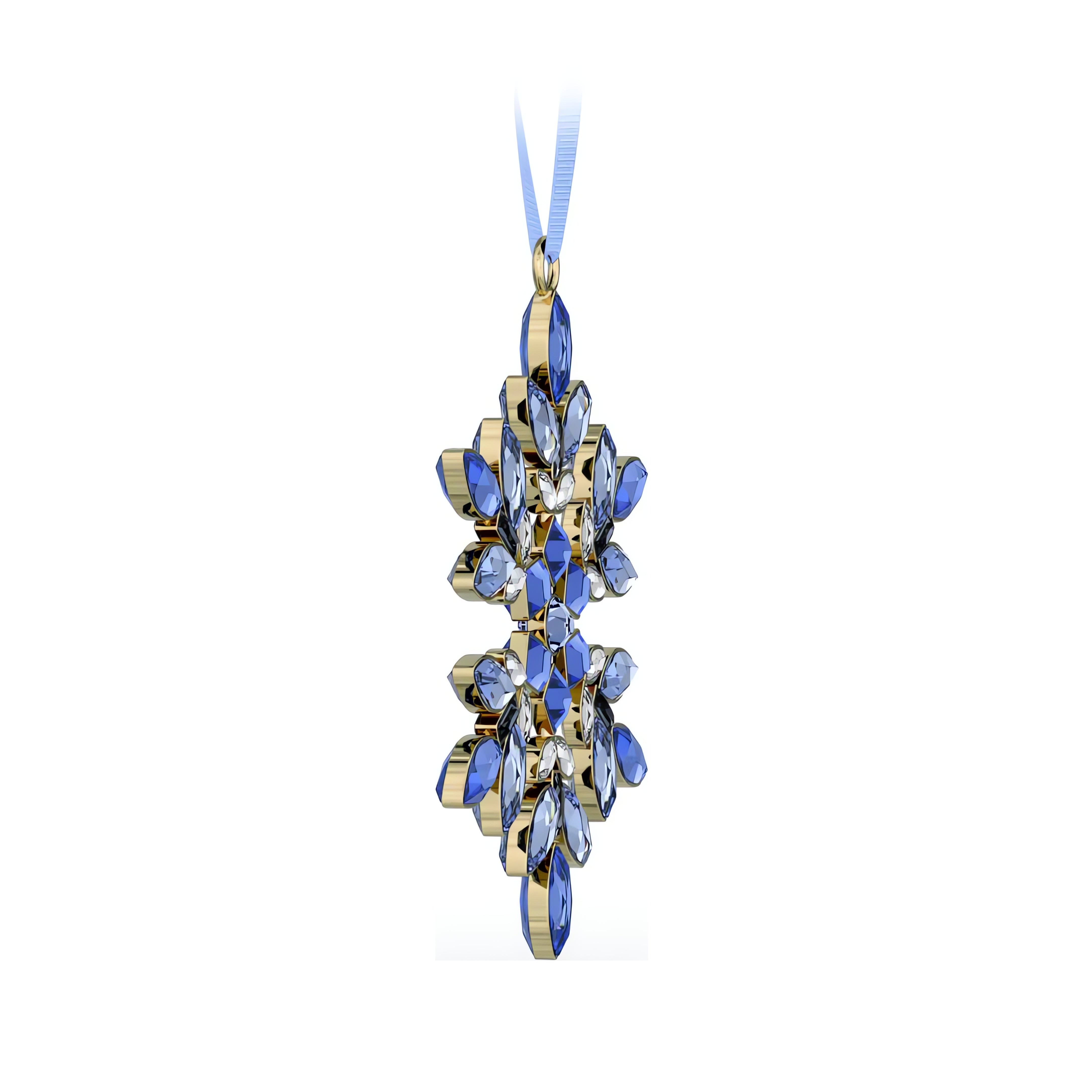 Gema Holiday Ornament, Blue