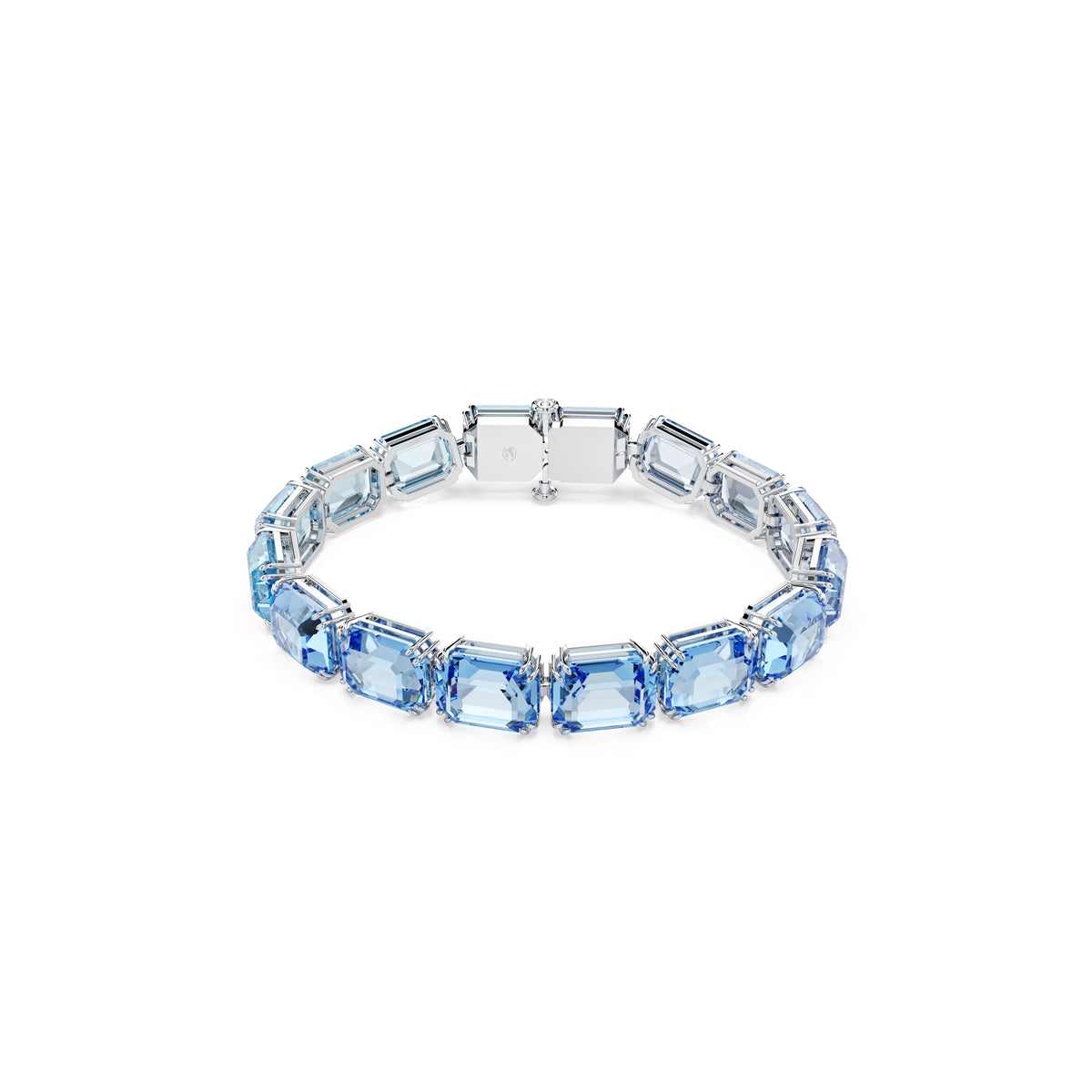 Millenia Bileklik, Octagon Cut, Color Gradient, Mavi, Rodyum Kaplama, M
