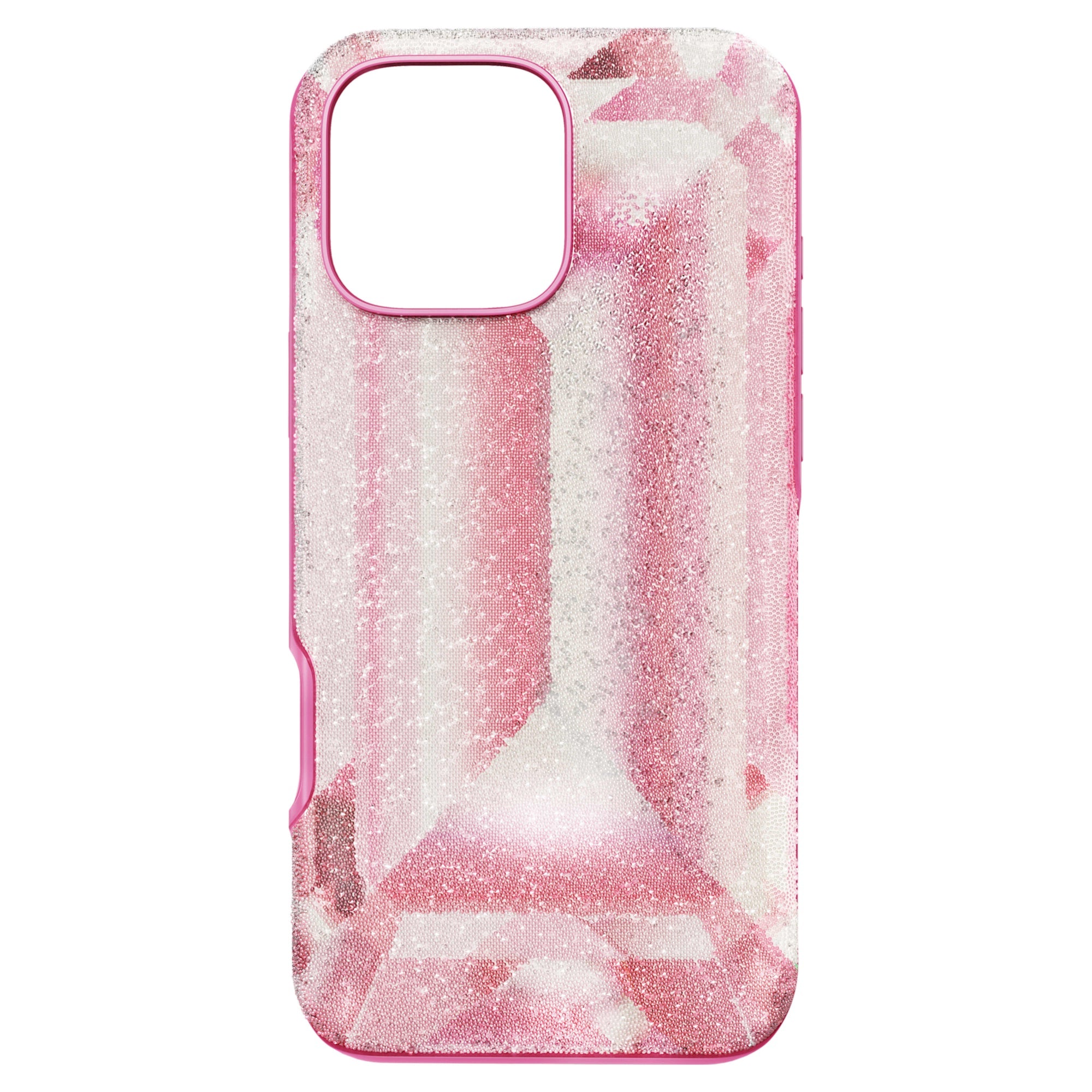 High Akıllı Telefon Kılıfı, Kristal Baskı Motif, iPhone® 16 Pro Max, Pembe, 16 PRO Max