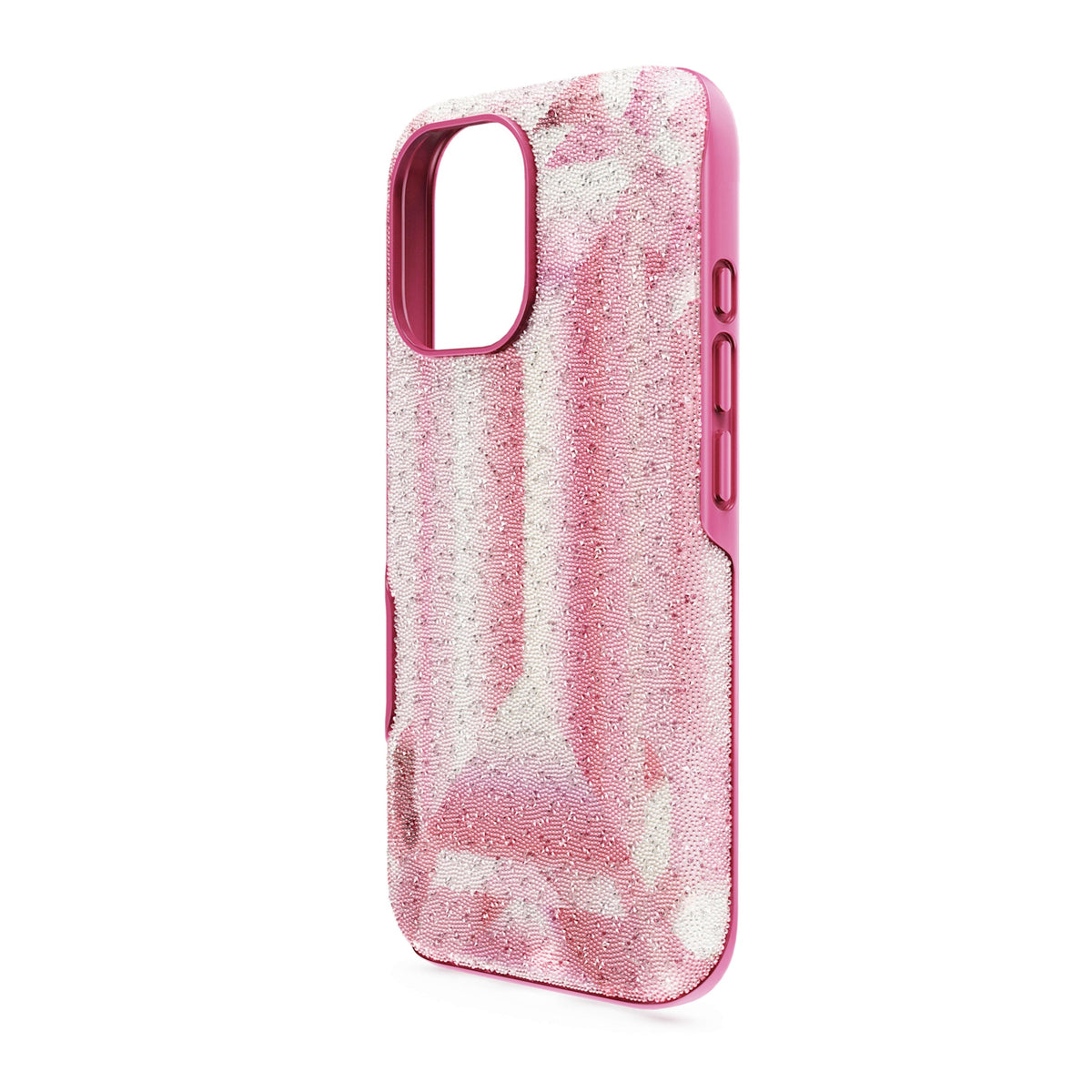 High Akıllı Telefon Kılıfı, Kristal Baskı Motif, iPhone® 16, Pembe, 16
