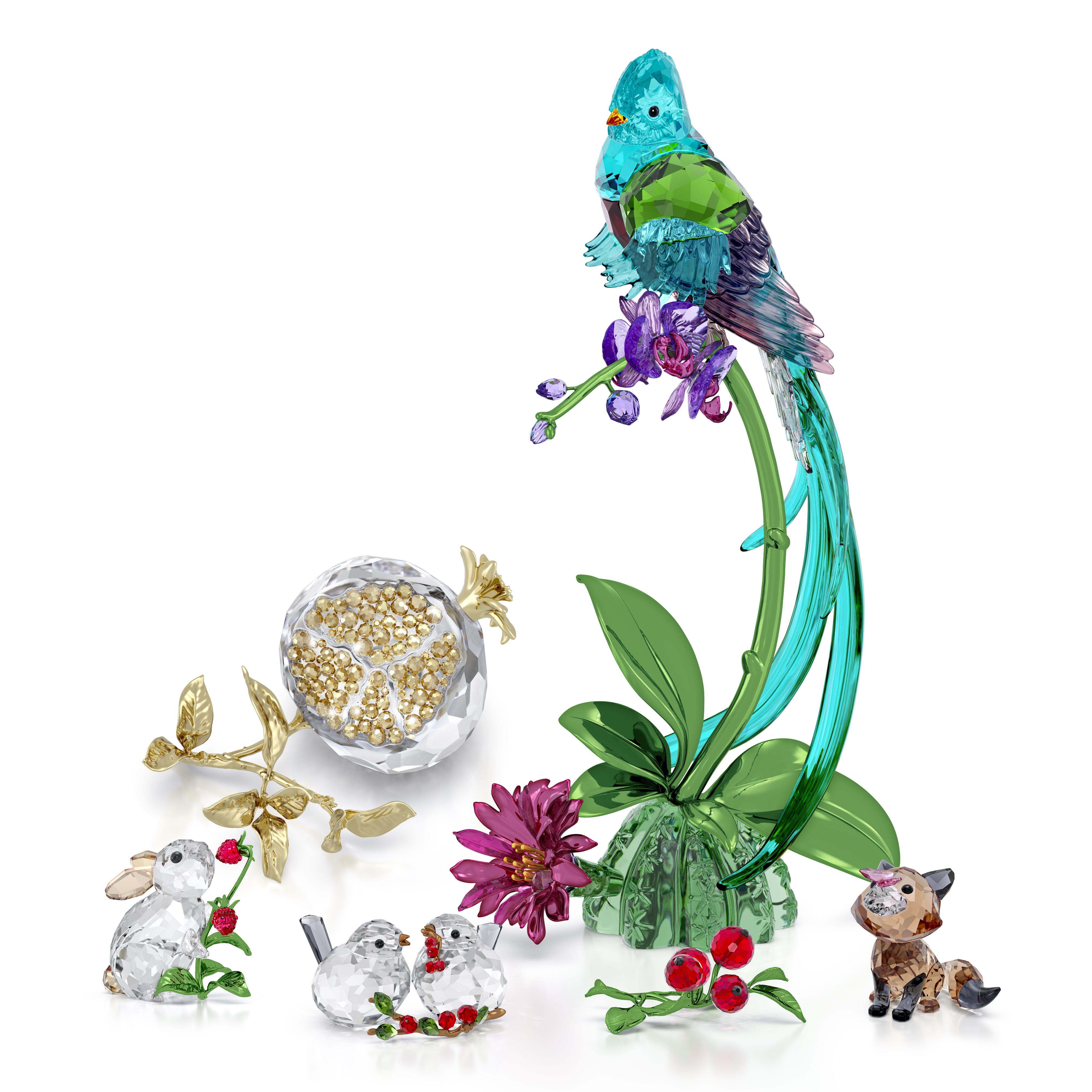 Idyllia Kuş Çifti Ve Yemiş