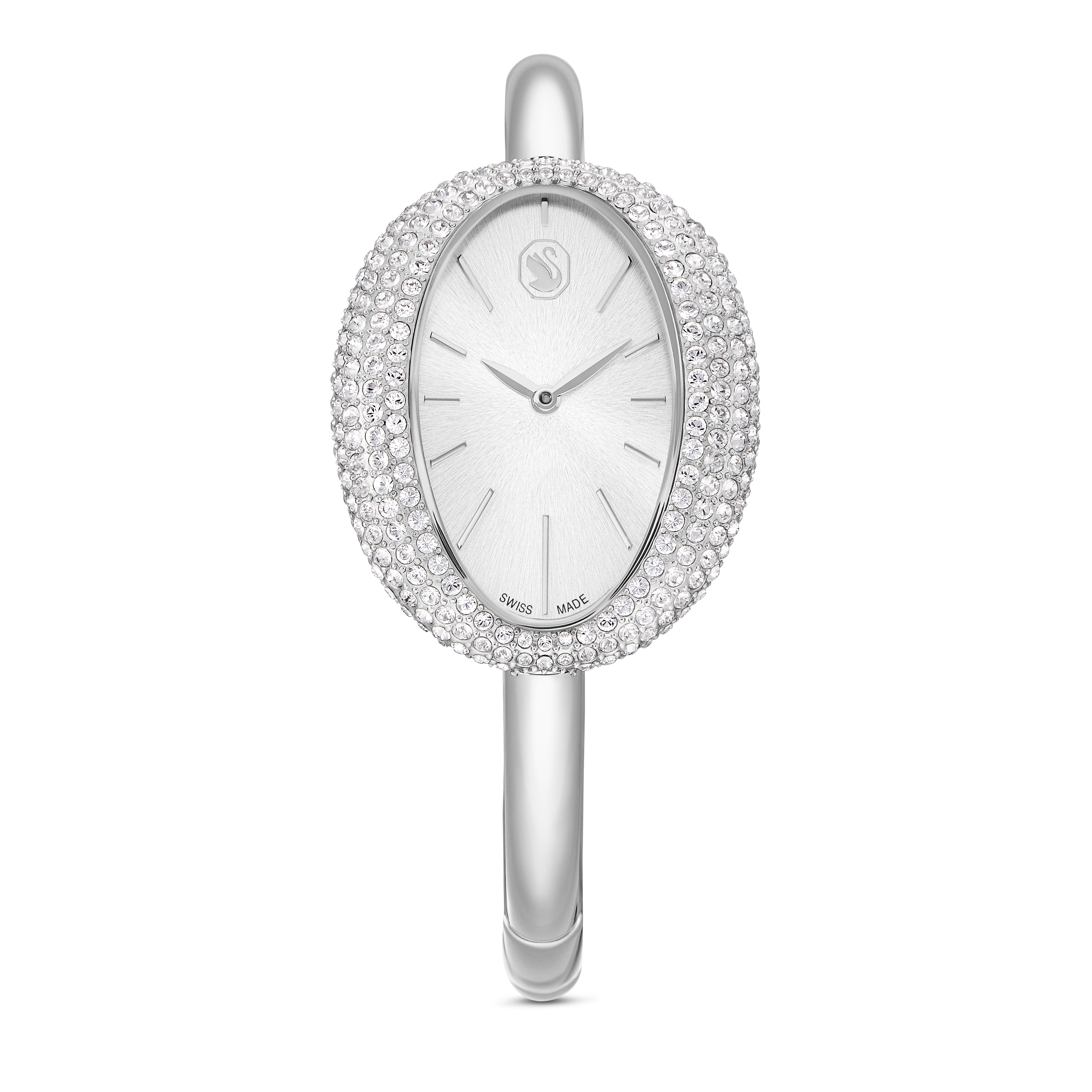 Imber Bangle Saat, İsviçre Üretimi, Metal Bileklik, Gümüş Rengi, Paslanmaz Çelik