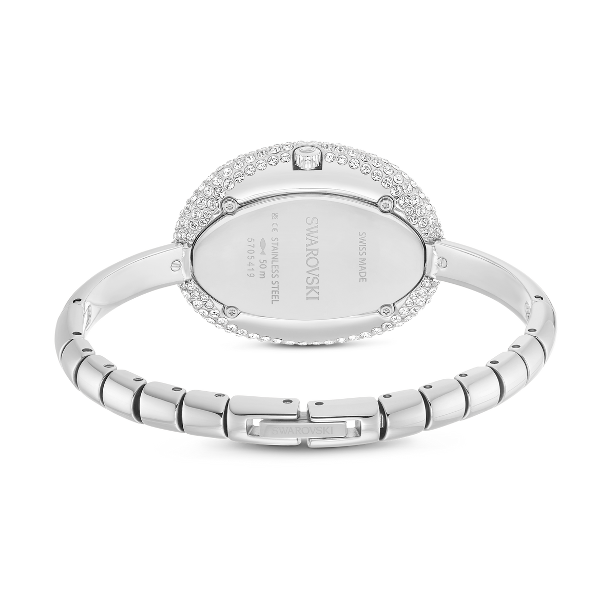 Imber Bangle Saat, İsviçre Üretimi, Metal Bileklik, Gümüş Rengi, Paslanmaz Çelik