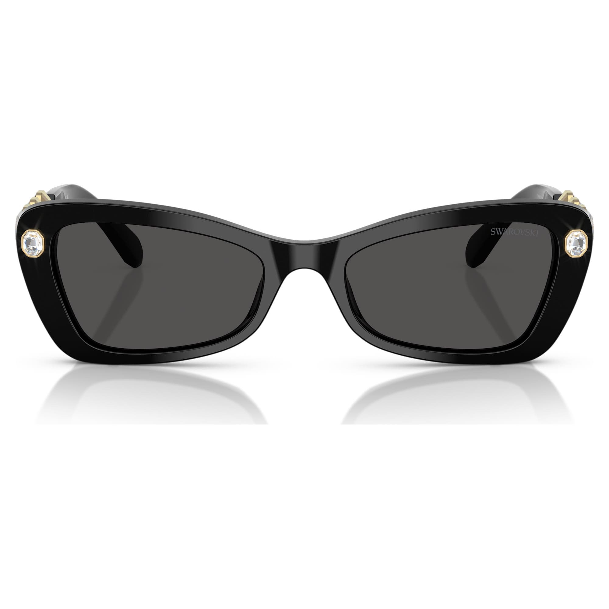 Sunglasses, Rectangular shape, SK6033, Black