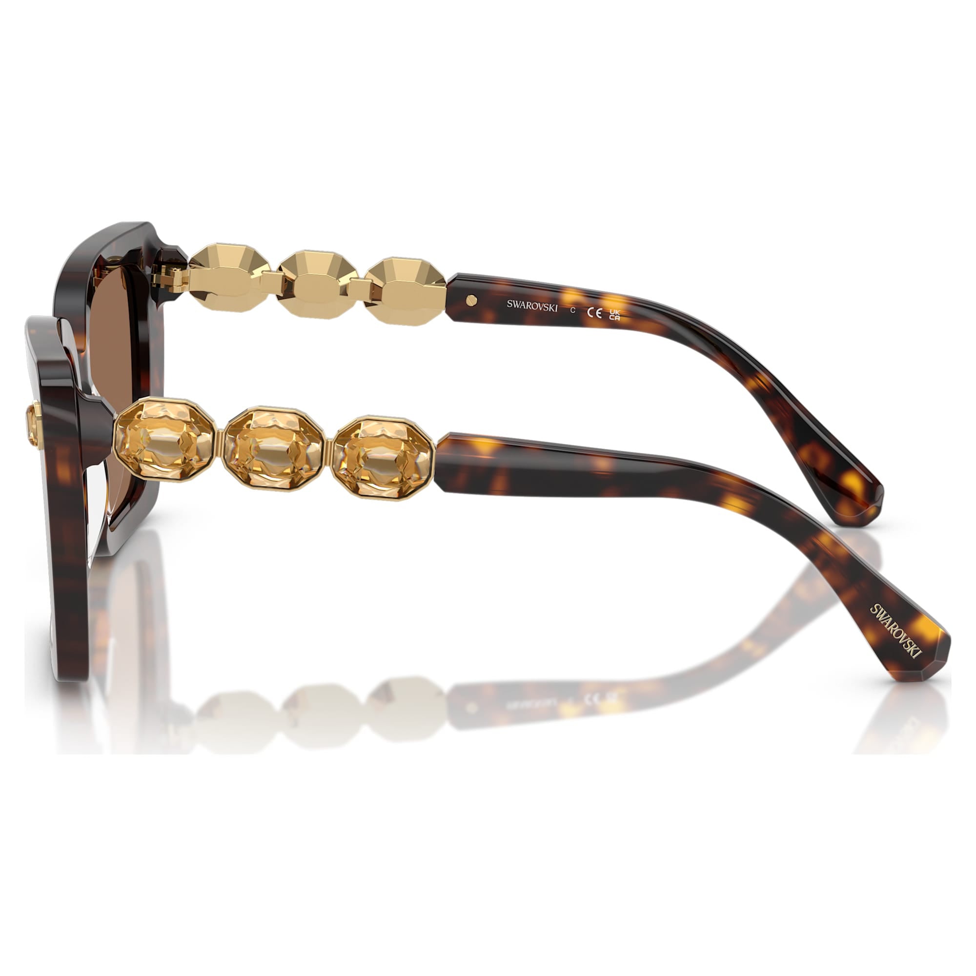 Sunglasses, Square shape, SK6032, Brown