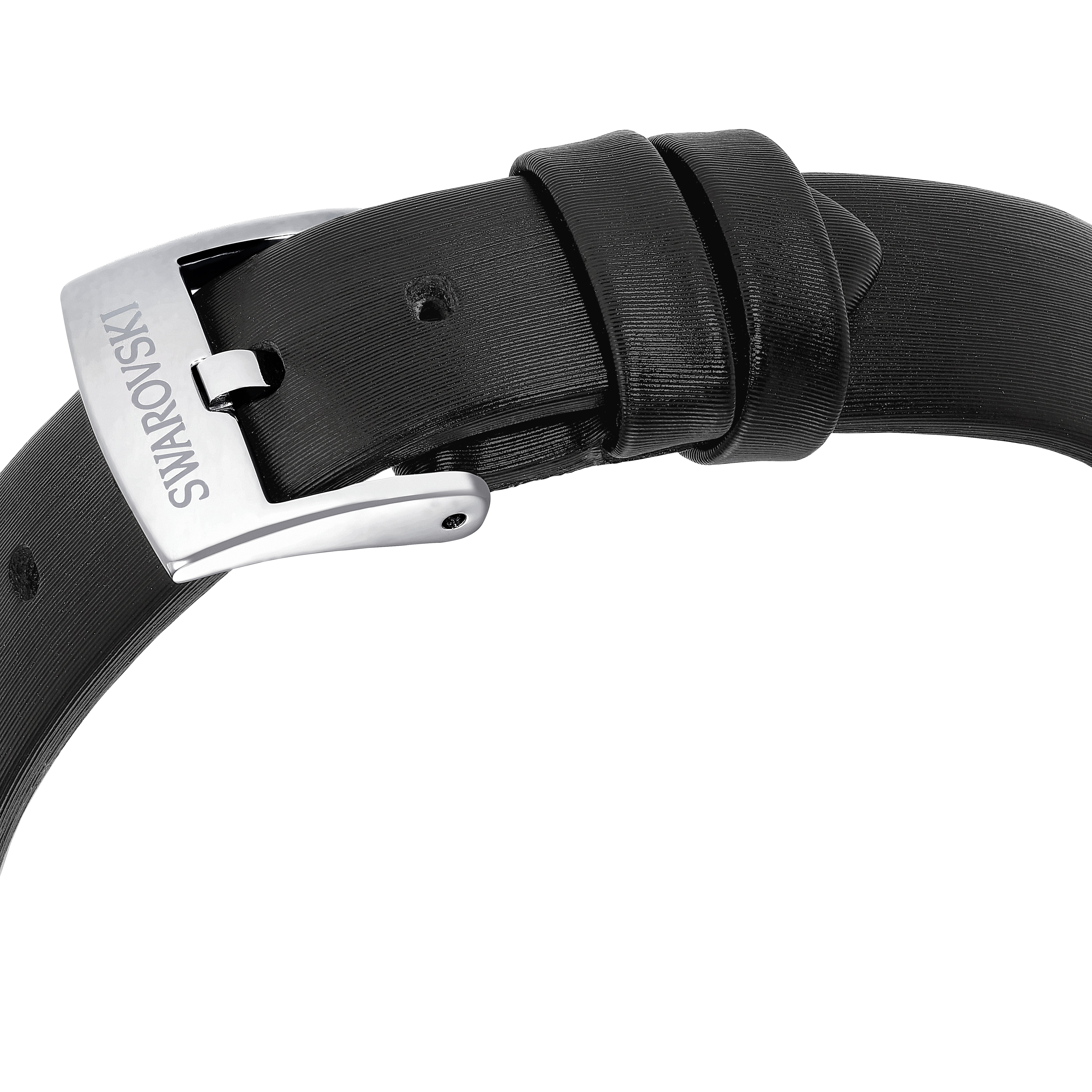 Matrix Tennis Saat, Swiss Made, Deri Kayiş, Siyah, Paslanmaz Çelik