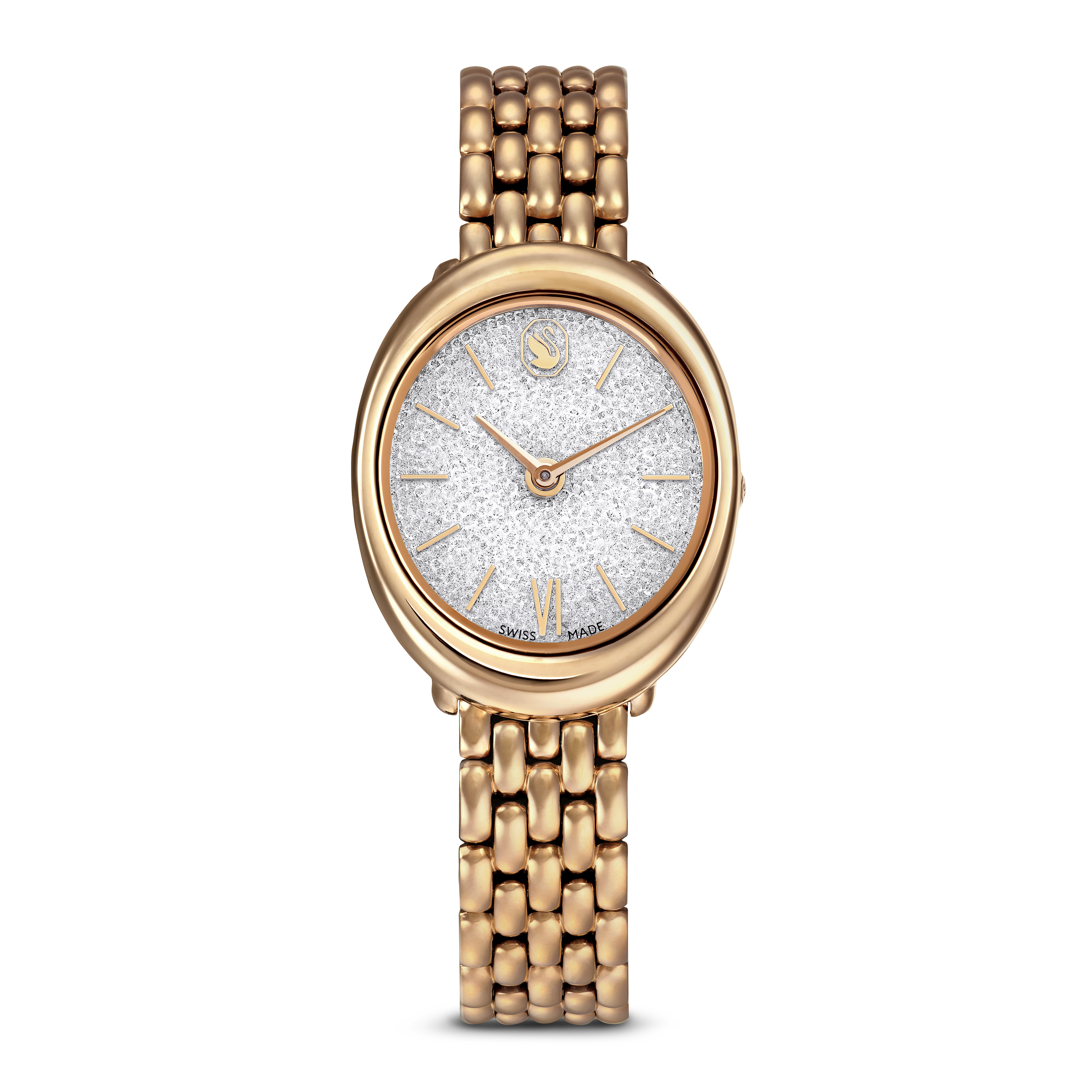 Imber Saat, İsviçre Üretimi, Metal Bileklik, Altın Ton, Pembe Altın Rengi Kaplama