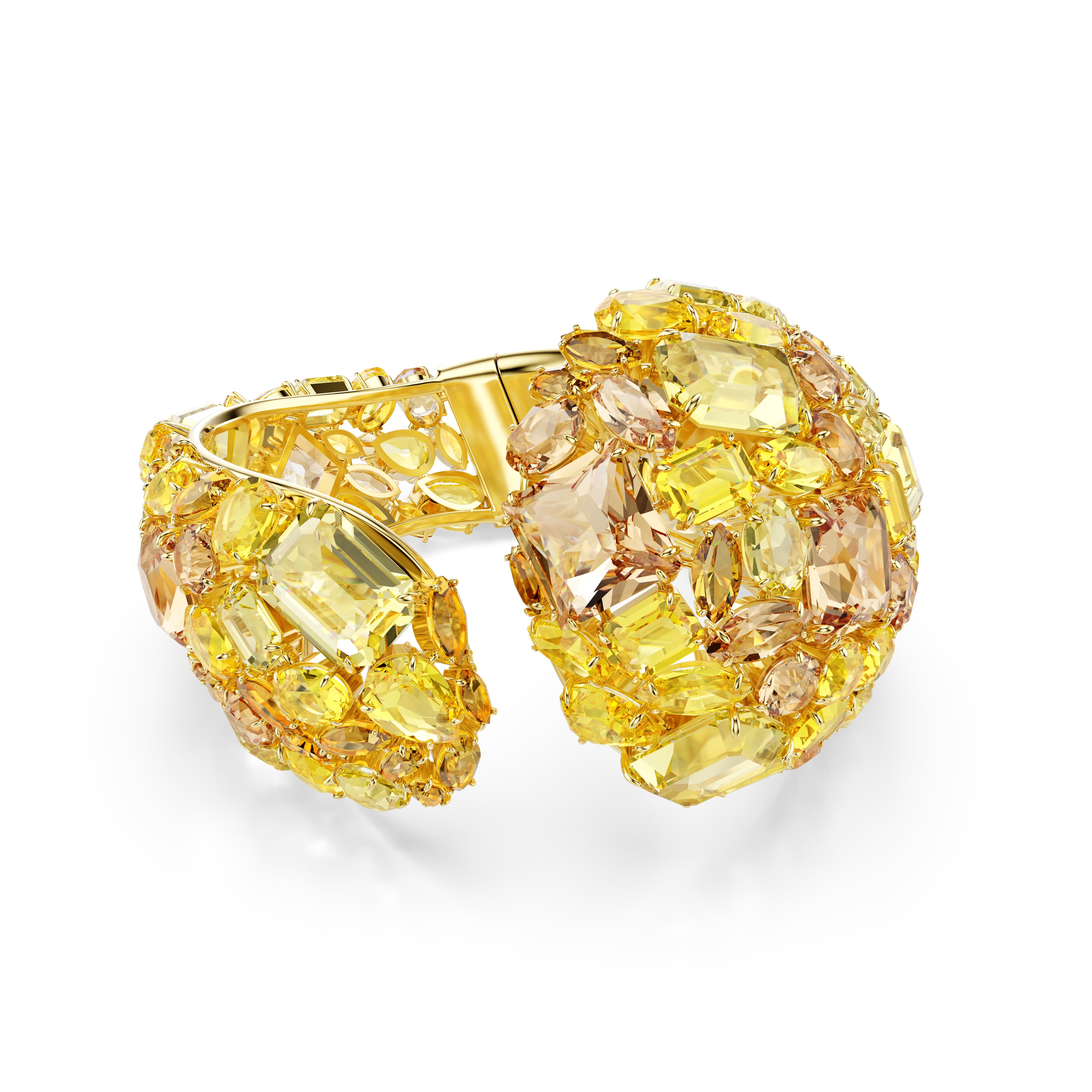 Gema Kelepçe Bileklik, Altin Rengi Kaplama